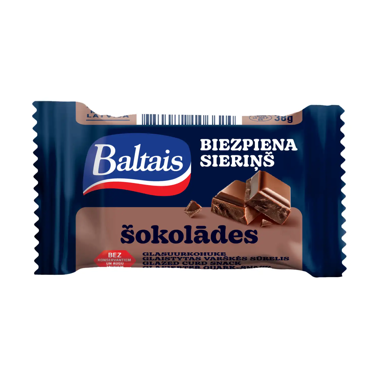 Biezpiena sieriņš Baltais šokolādes 38g