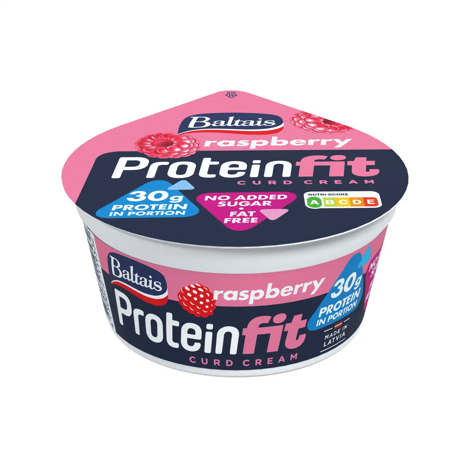 Biezpiena krēms Baltais protein aveņu 300g