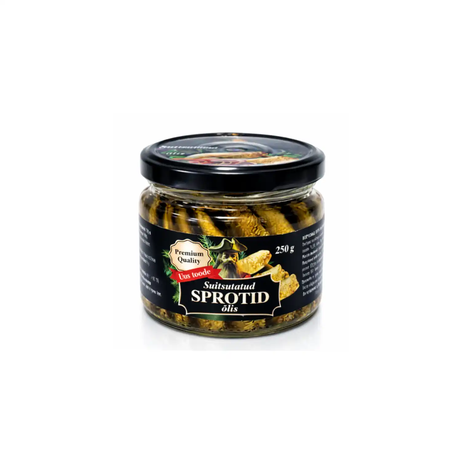Sprotid õlis Pirate Barbarossa's Gold 250g