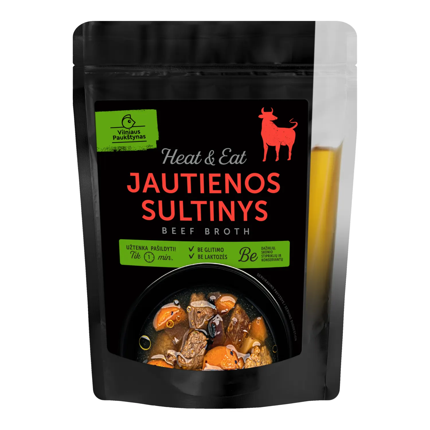 Jautienos sultinys HEAT&EAT, 350 ml