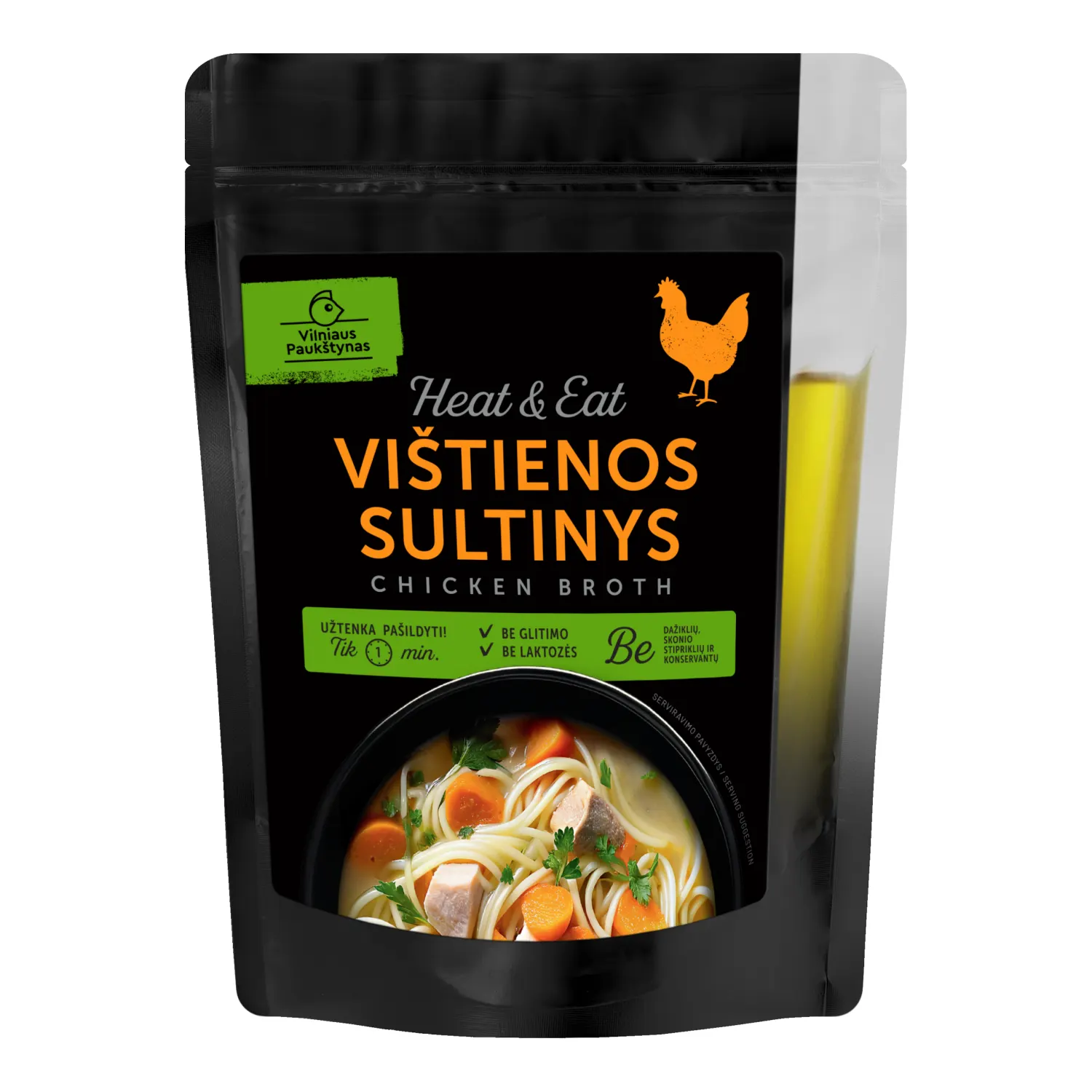 Vištienos sultinys HEAT&EAT, 350 ml