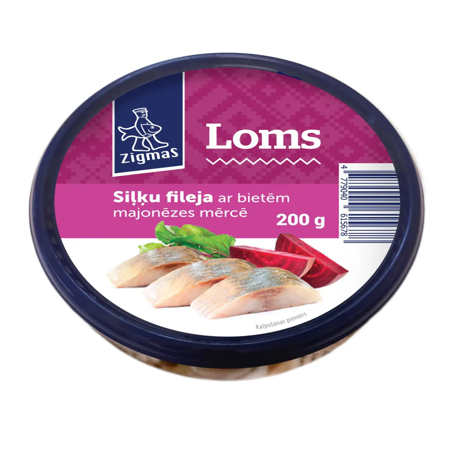 Siļķes fil.gab.Zigmas mar.biešu mērcē 200g