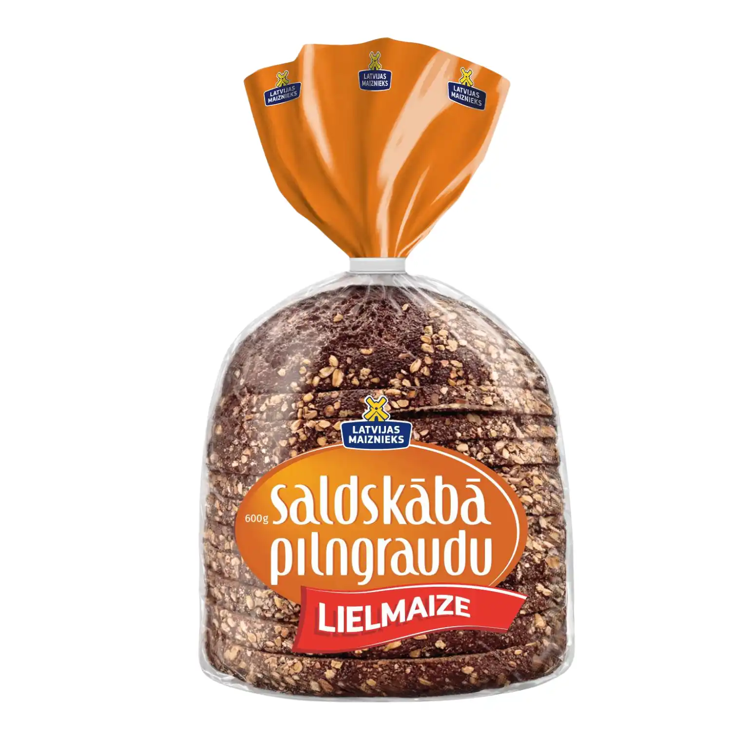 Saldskābā pilngraudu maize Lielmaize 600g