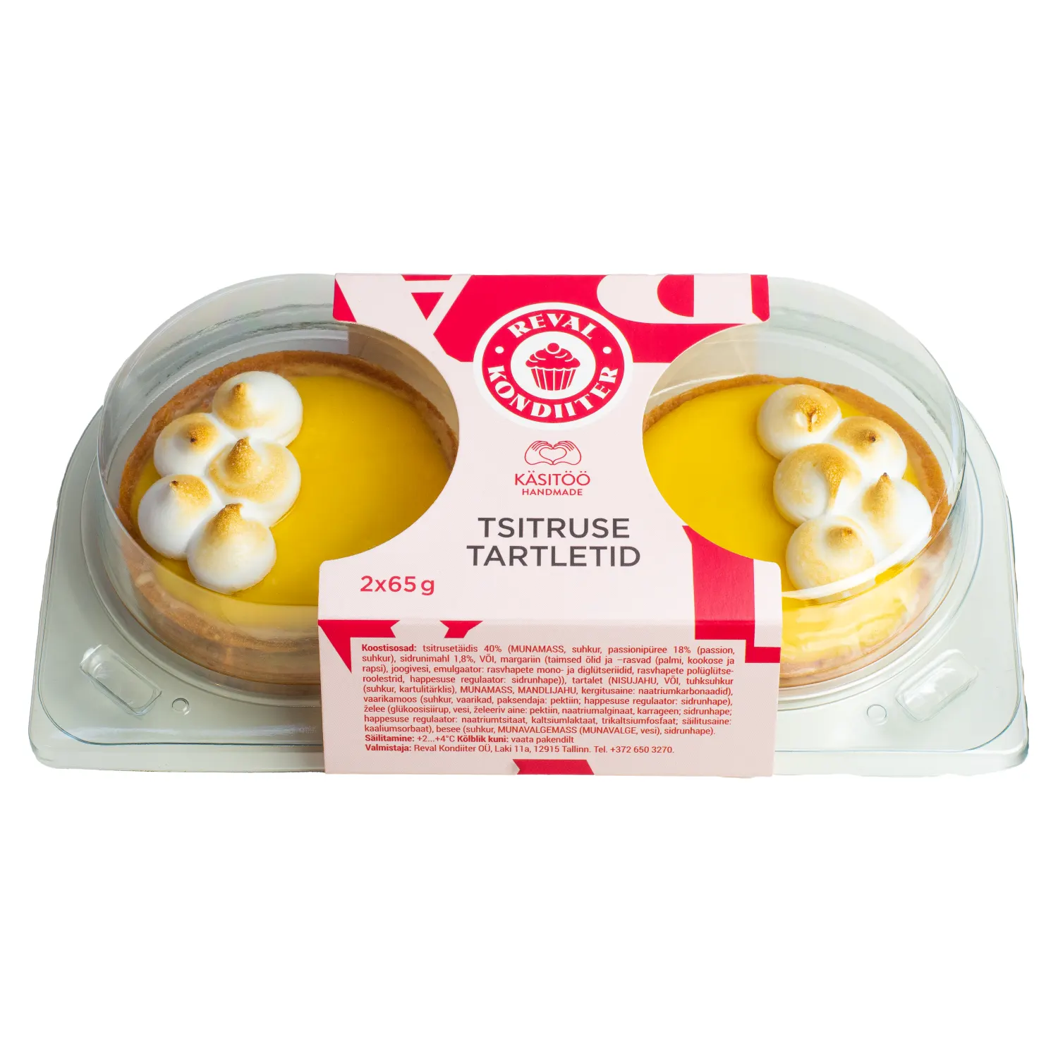 Tsitruse tartletid Reval Kondiiter 130g