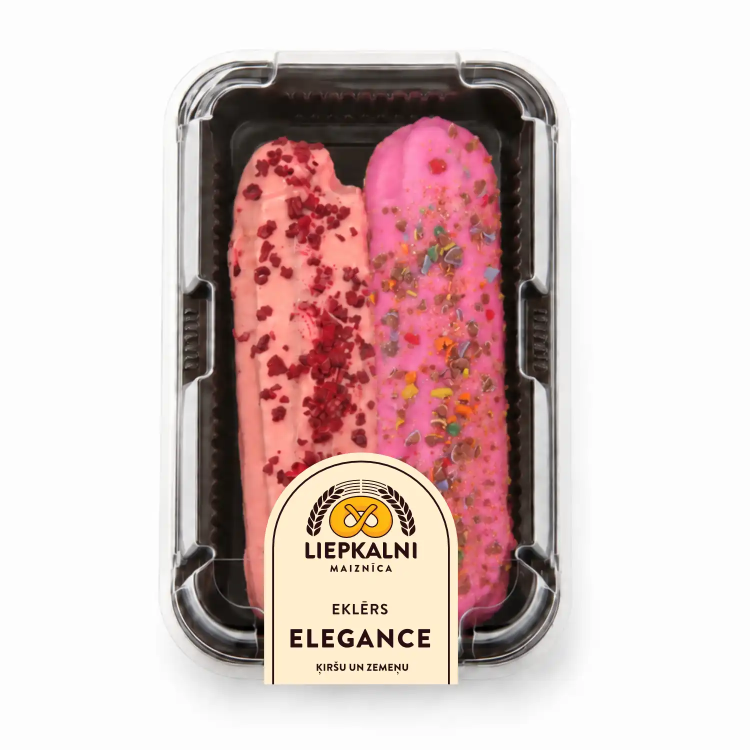 Eklēri Liepkalni Eleg. ķiršu, zemeņu ga. 150g