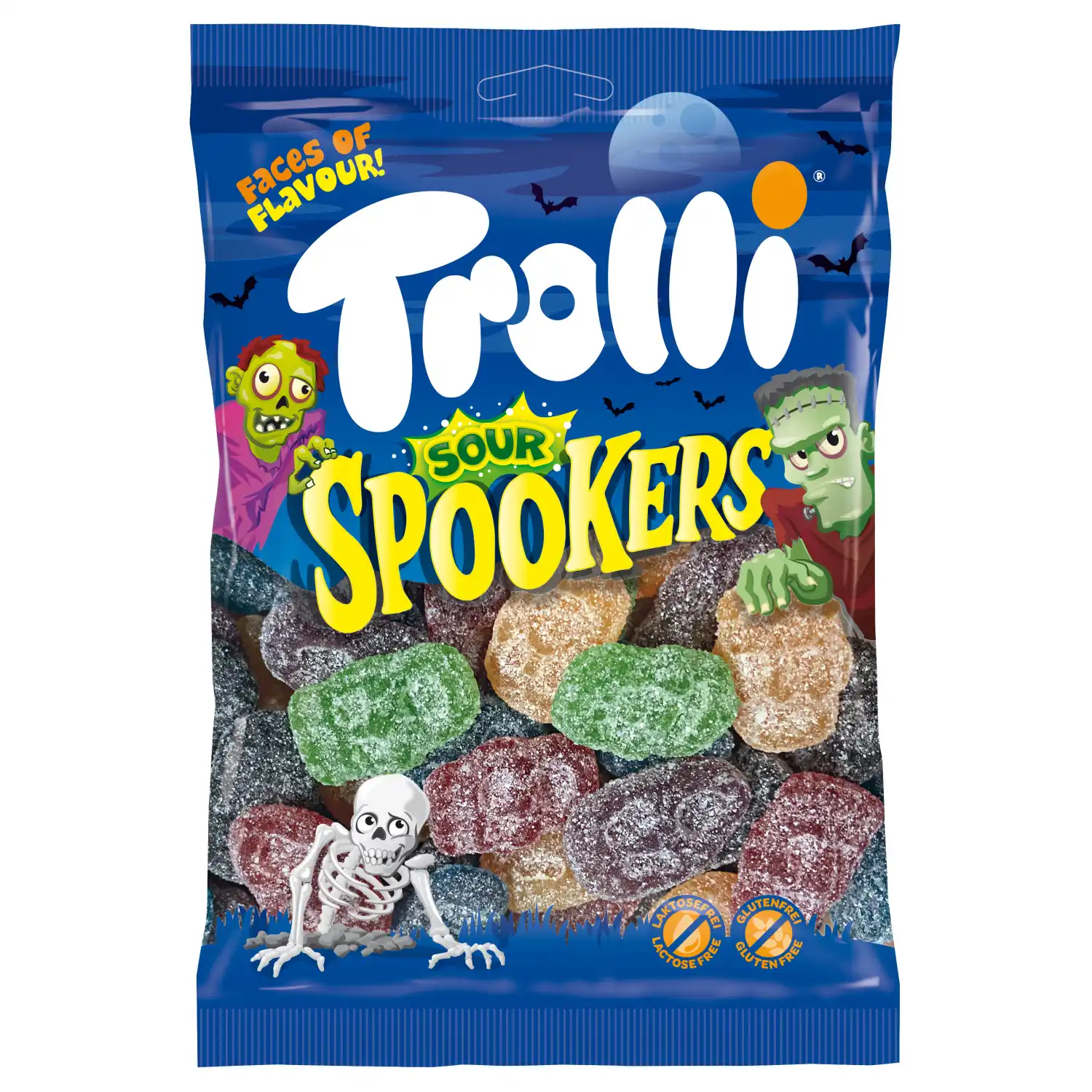 Želejkonfektes Trolli Sour Spookers 150g