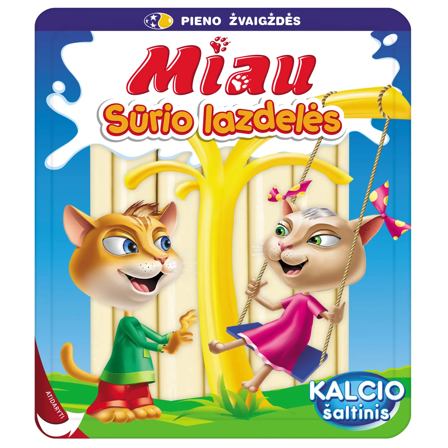 Sūrio lazdelės MIAU, 40 % rieb. s. m., 270 g