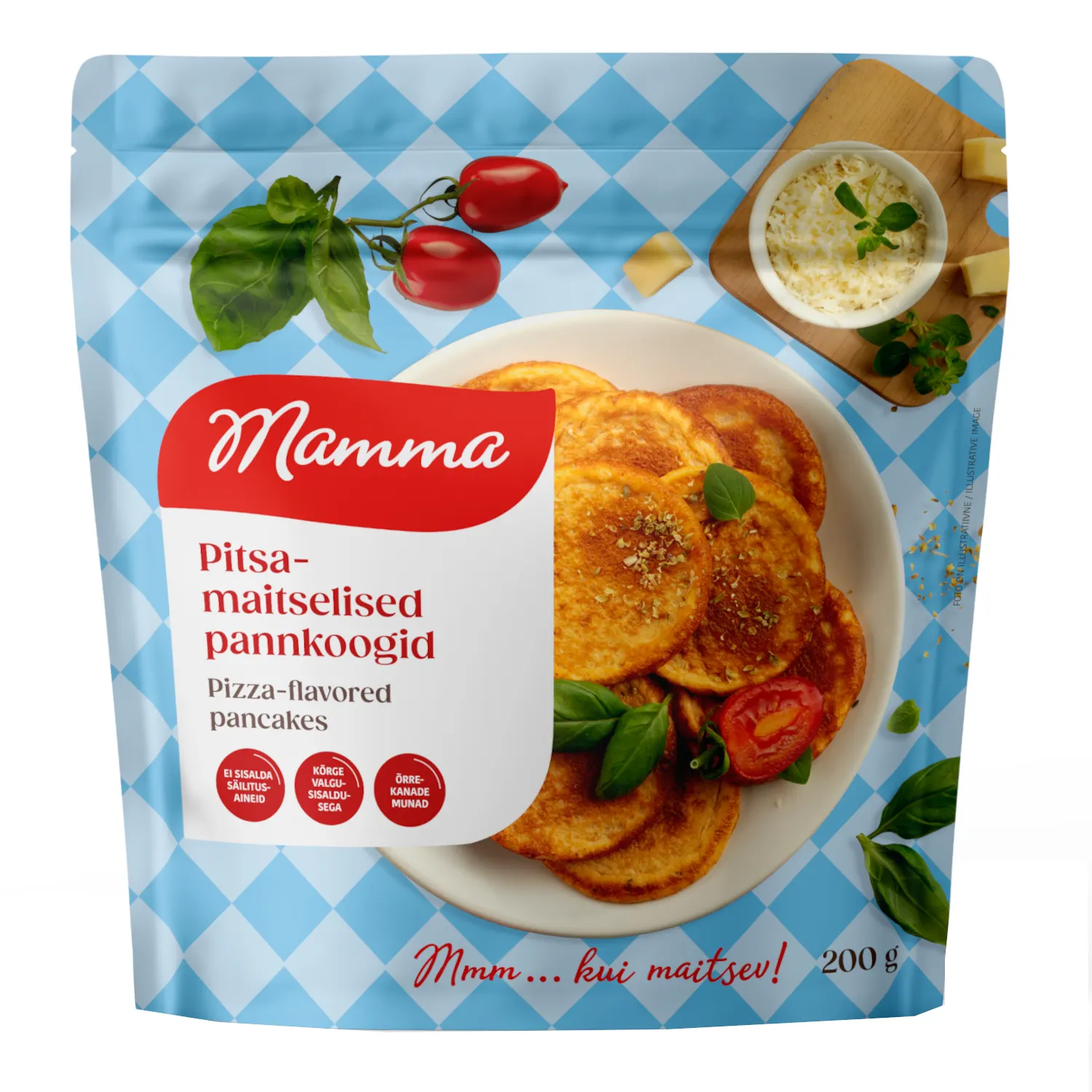 Pannkoogid pitsamaitselised Mamma 200g