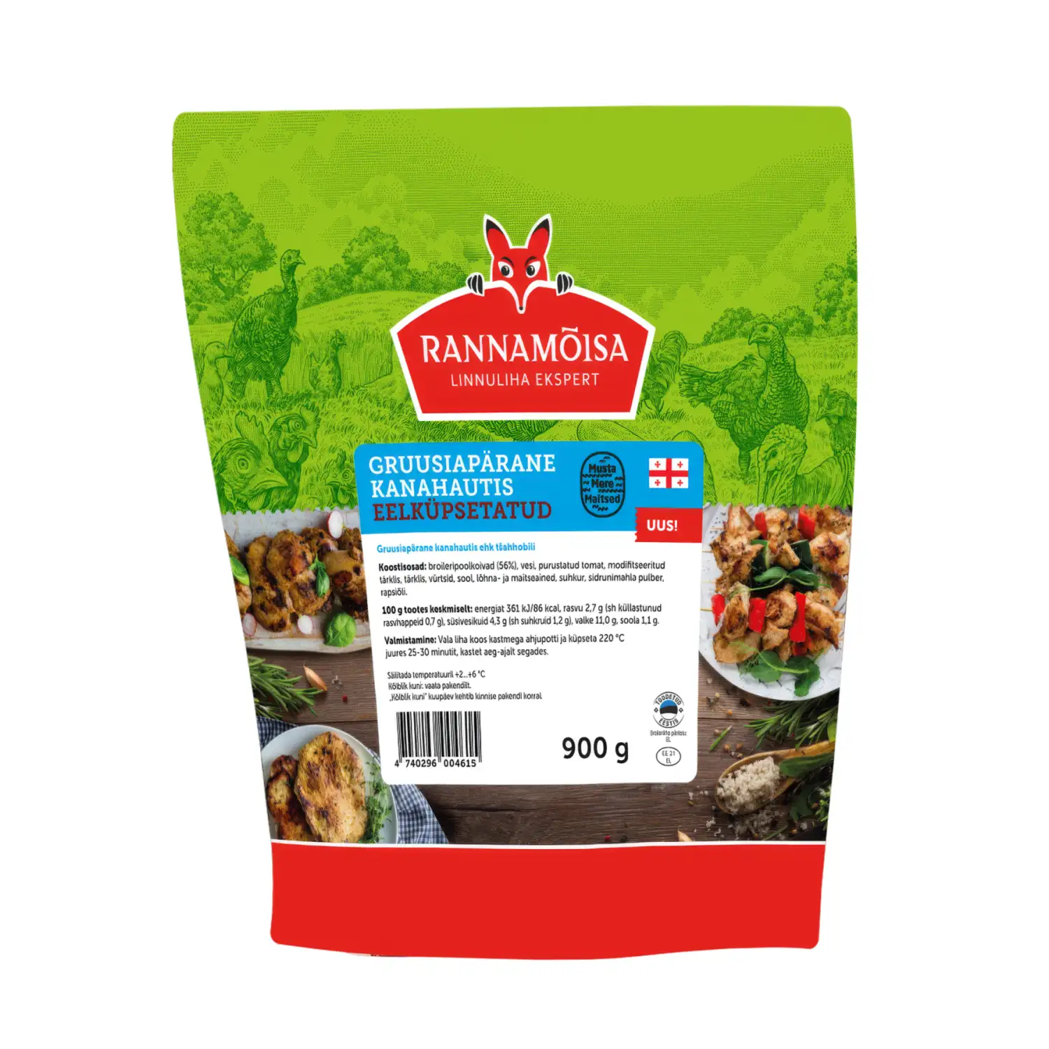 Kanahautis Gruusiapärane Rannamõisa 900g