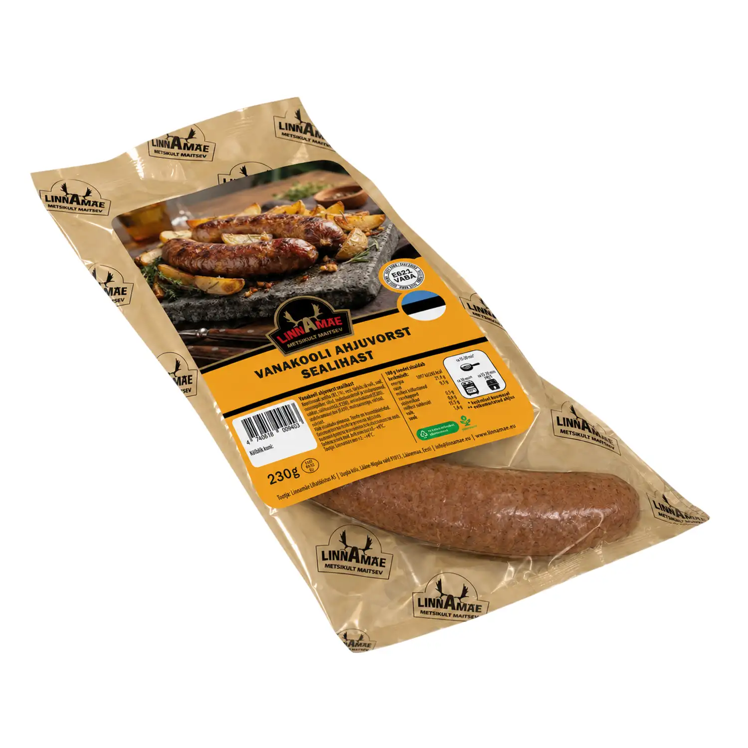 Ahjuvorst Vanakooli Linnamäe 230g