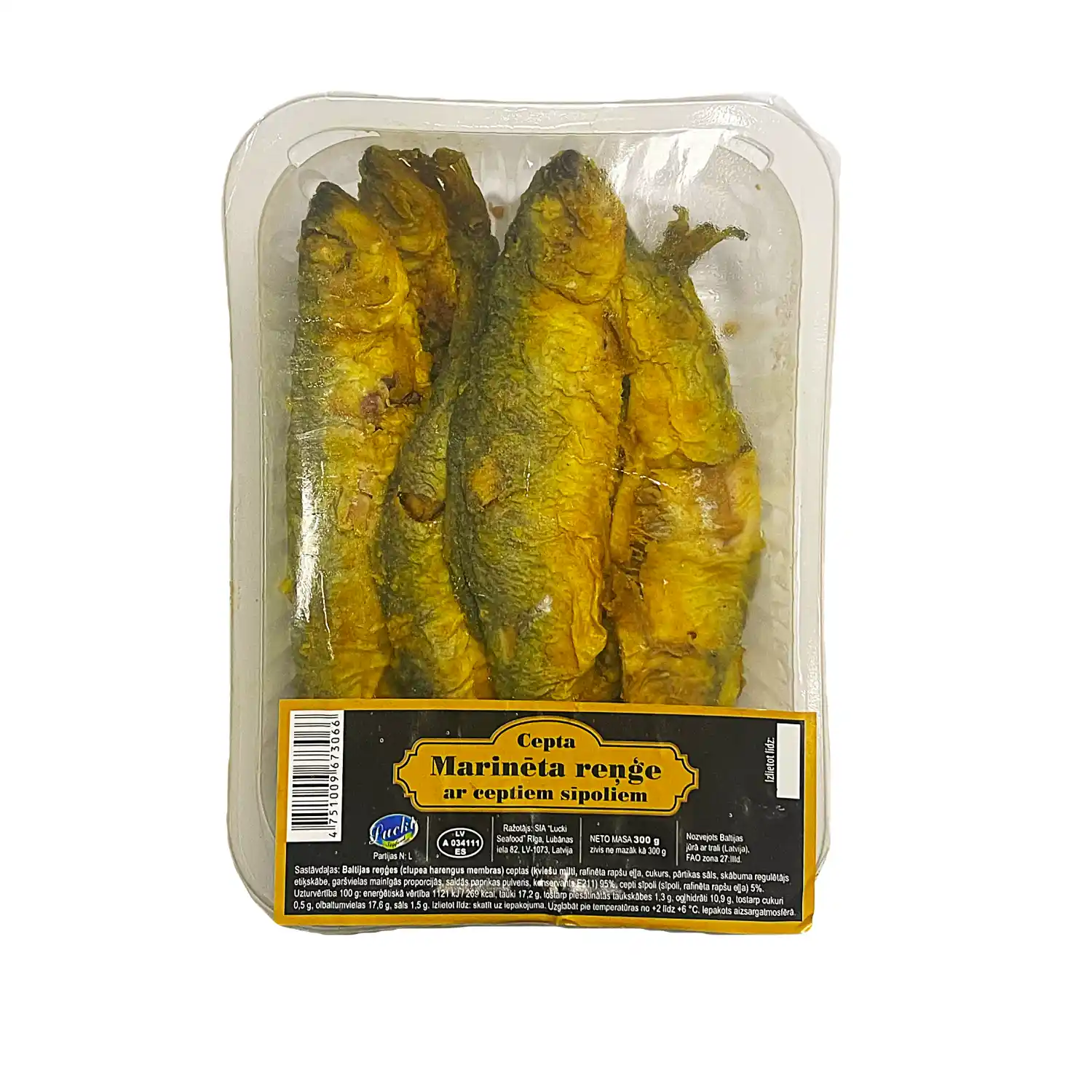 Reņģe Lucki seafood ar ceptiem sīpoliem 300g