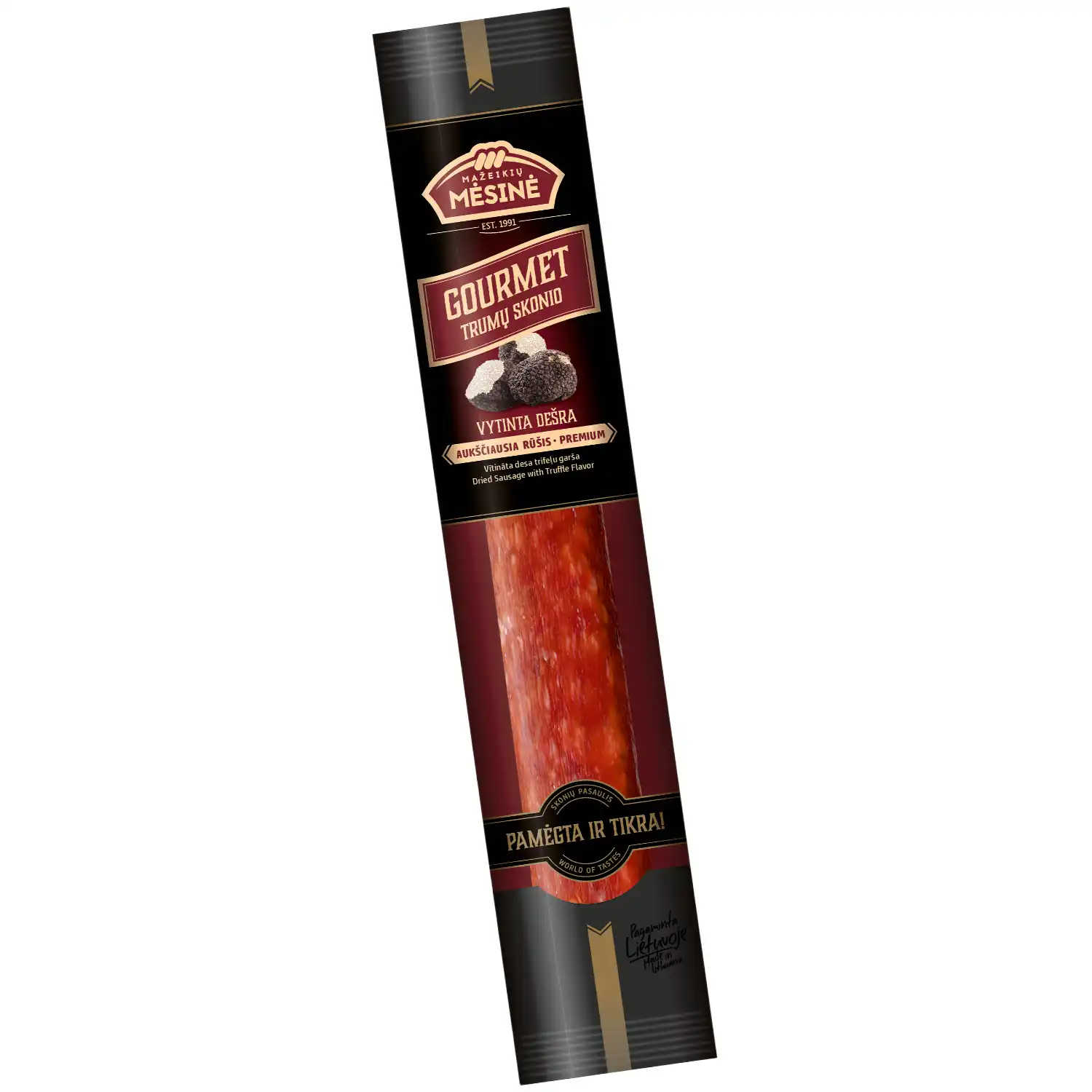 Vyt. trumų skonio dešra GOURMET, a. r., 170 g