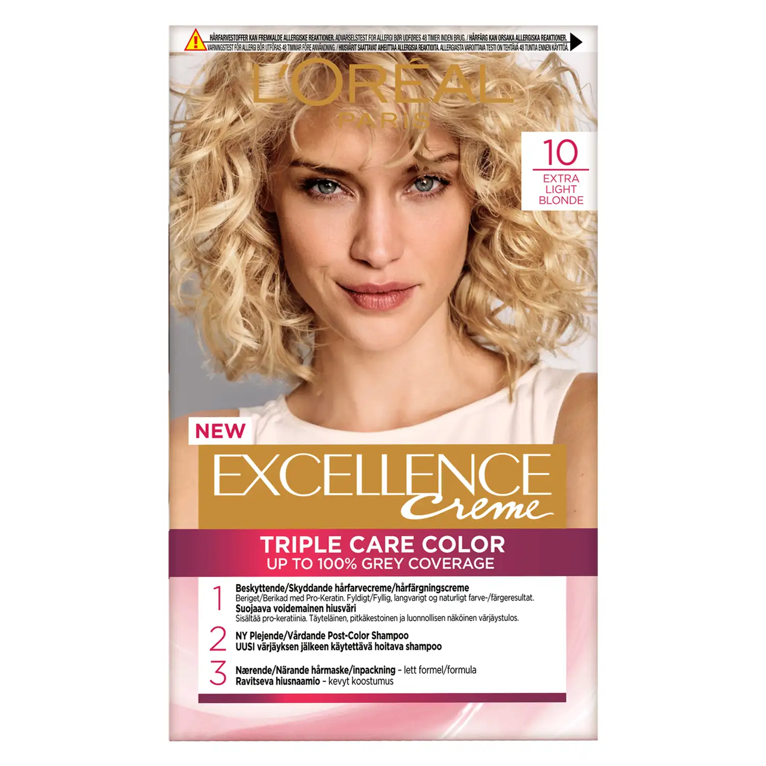 Matu krāsa Loreal excellence Nr.10