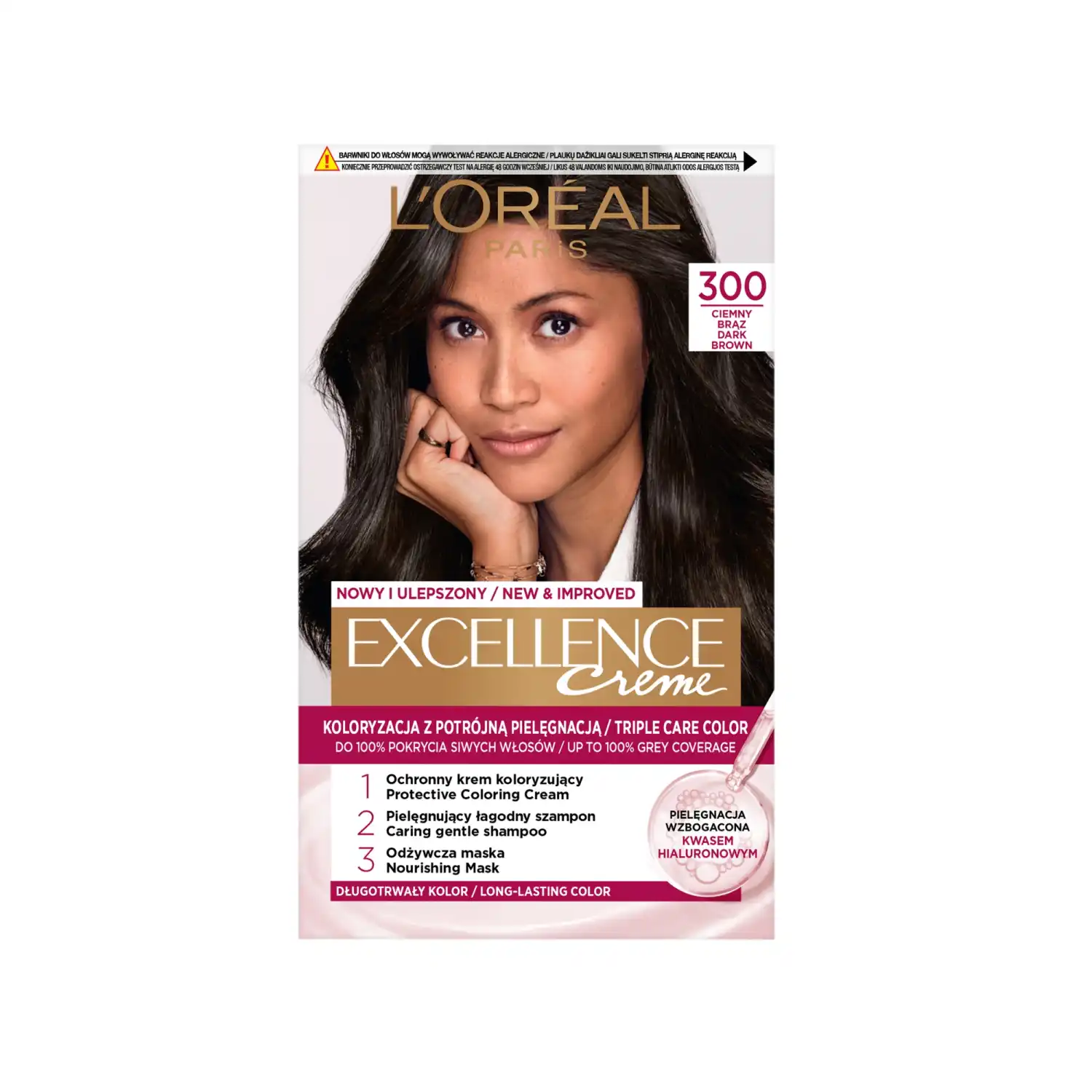 Matu krāsa Loreal excellence Nr.3