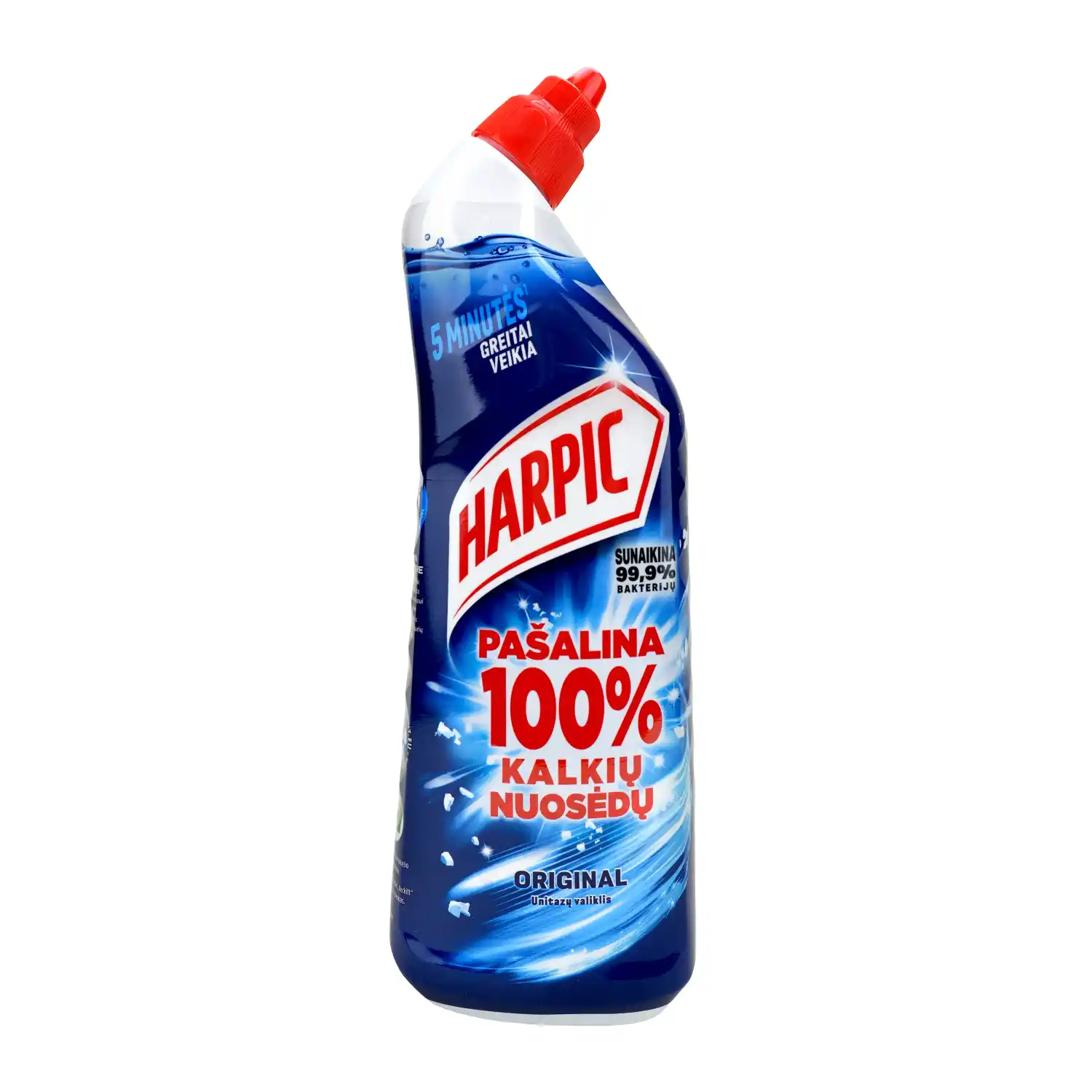 Tualetes tīrīš. līdz. Harpic Original 750ml