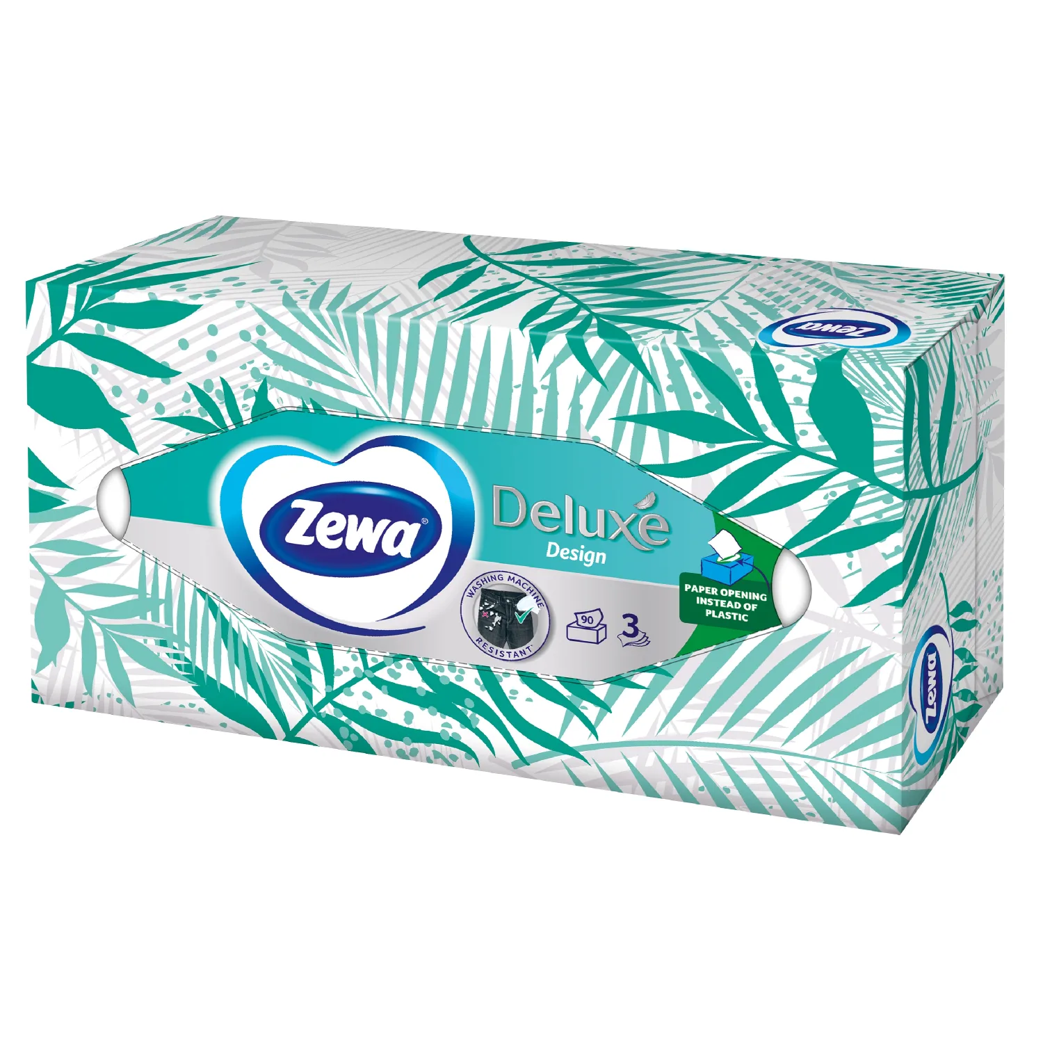 Kosmētiskās salvet. Zewa Deluxe,3sl,90gb