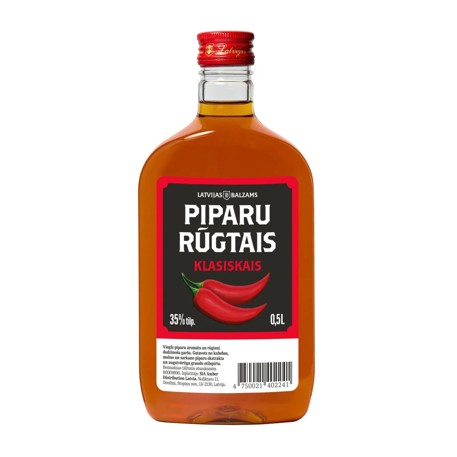 Uzlējums Piparu Rūgtais 35% 0,5l