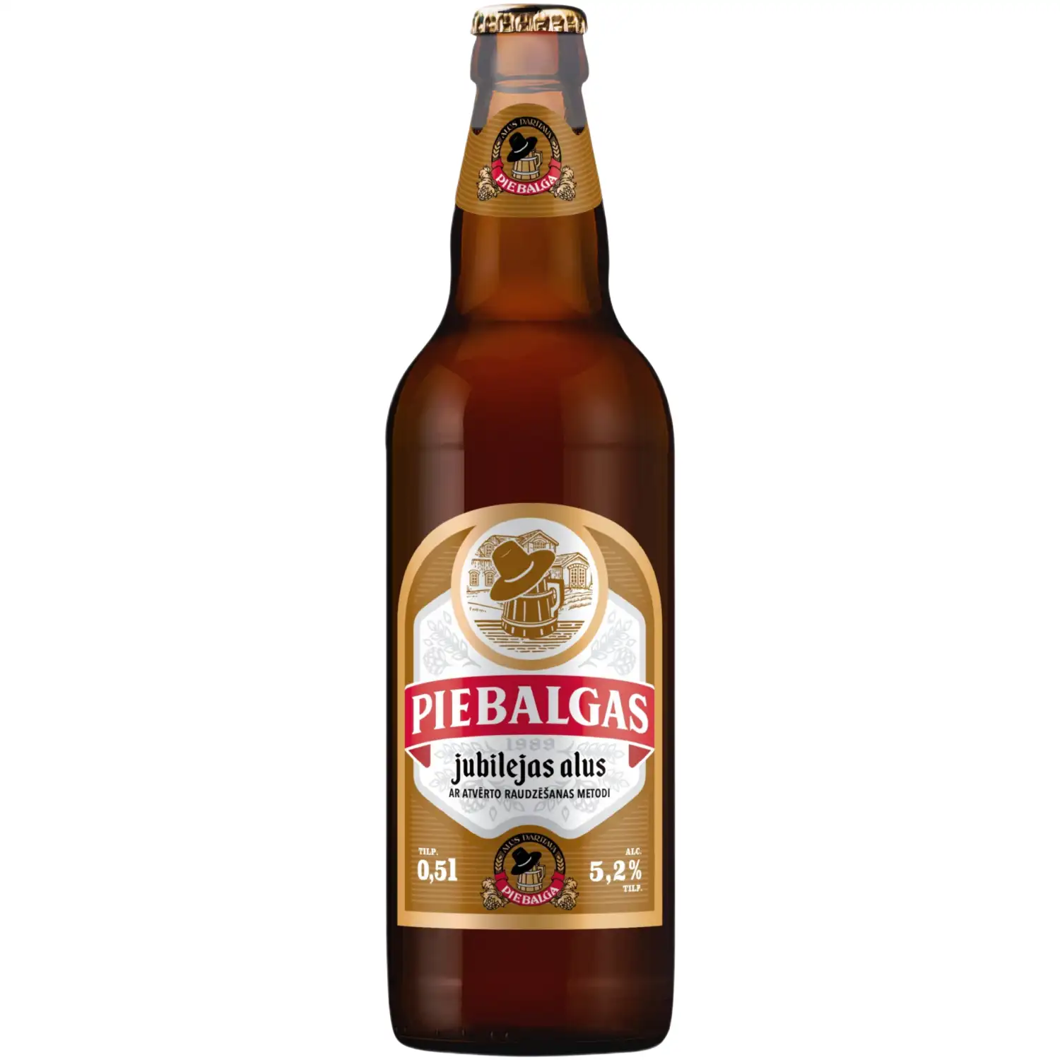 Alus Piebalgas jubilejas gaišais 5,2% 0,5l
