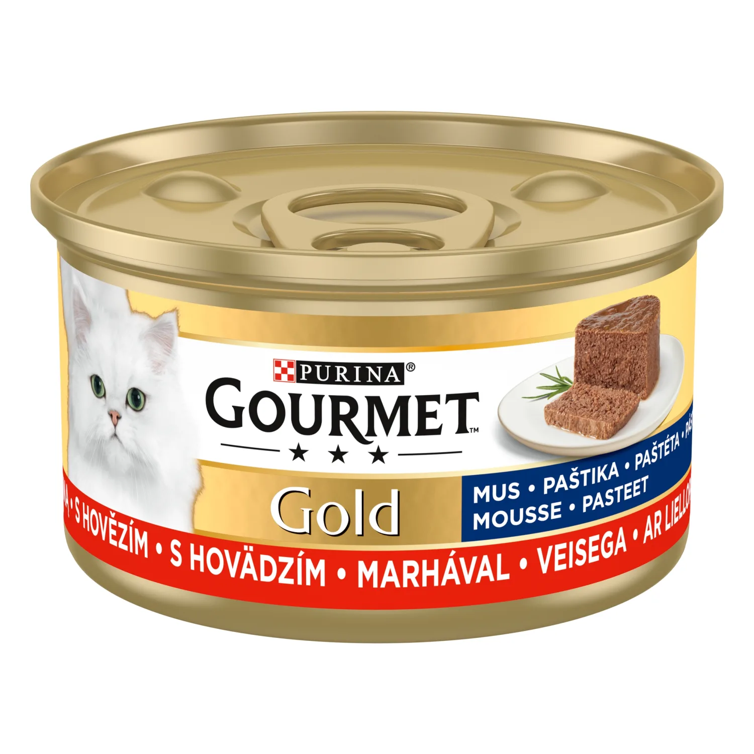 Kons. Gourmet gold liellopu,pastēte,85g