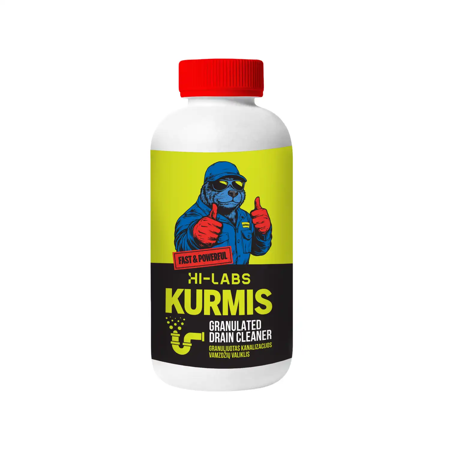 Gr. kanalizac. vamzdžių valiklis KURMIS, 500g