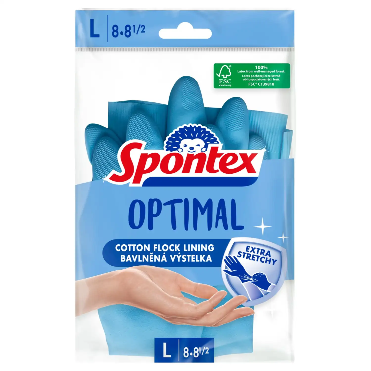 Latekskindad Spontex L AW26