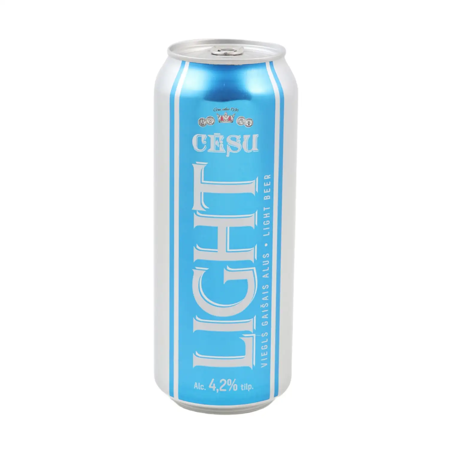 Alus Cēsu gaišais, bundžā 4,2% 0,5l