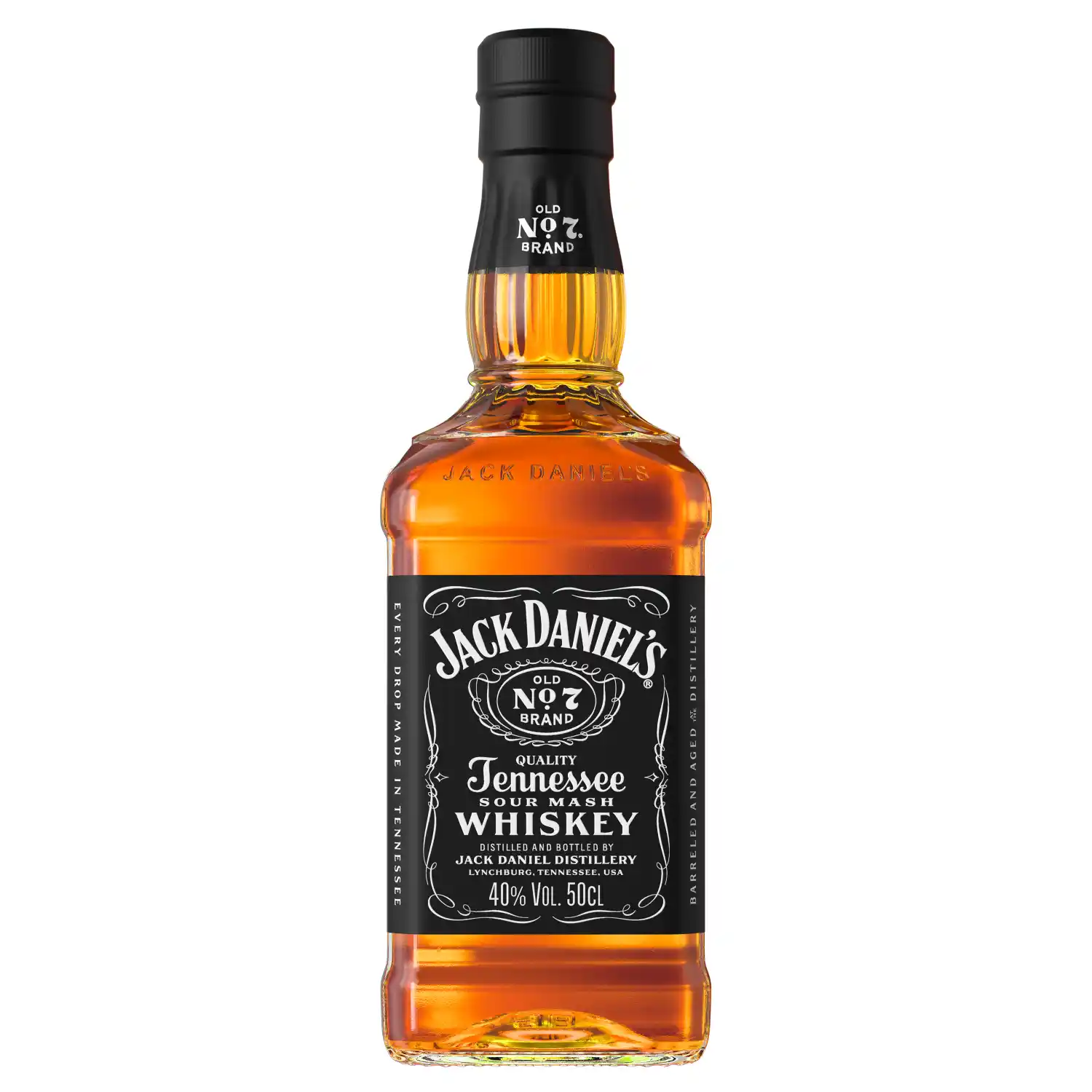 Viskijs Jack Daniels 40% 0,5L
