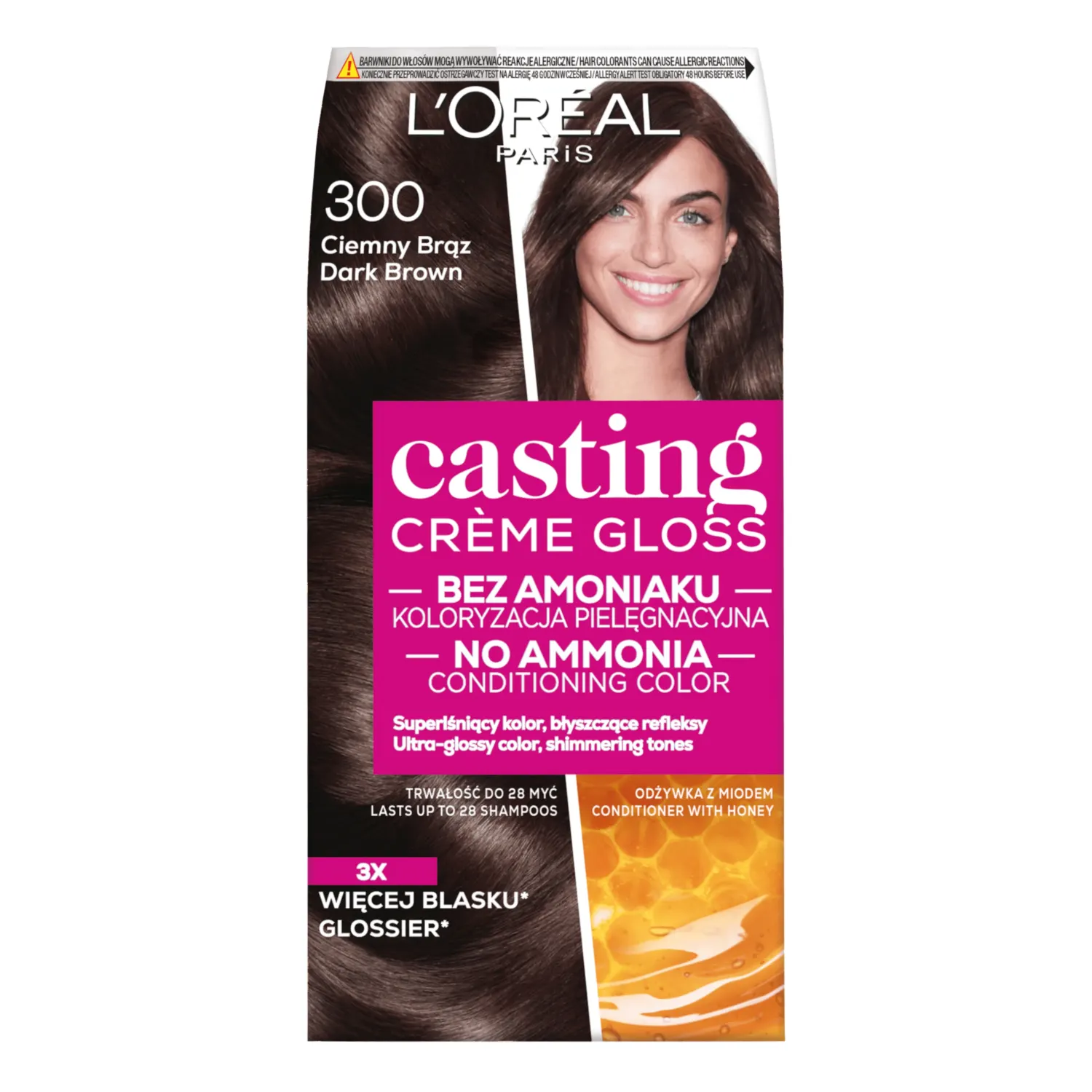 Matu krāsa Loreal casting 300