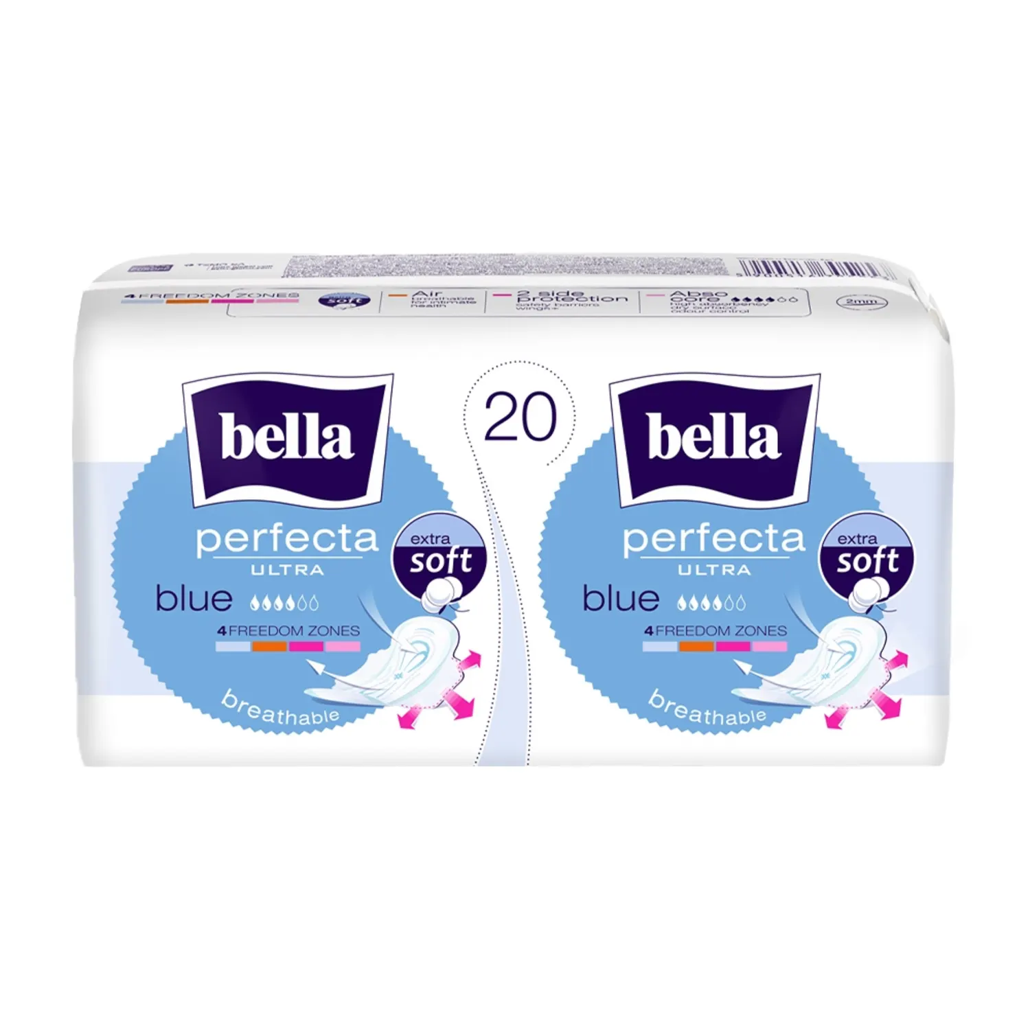 Hügieeniside Bella Perfecta Blue Ultra 20tk