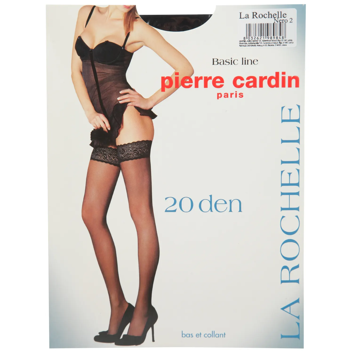 S garās zeķes Pc la rochelle nero 2 20d