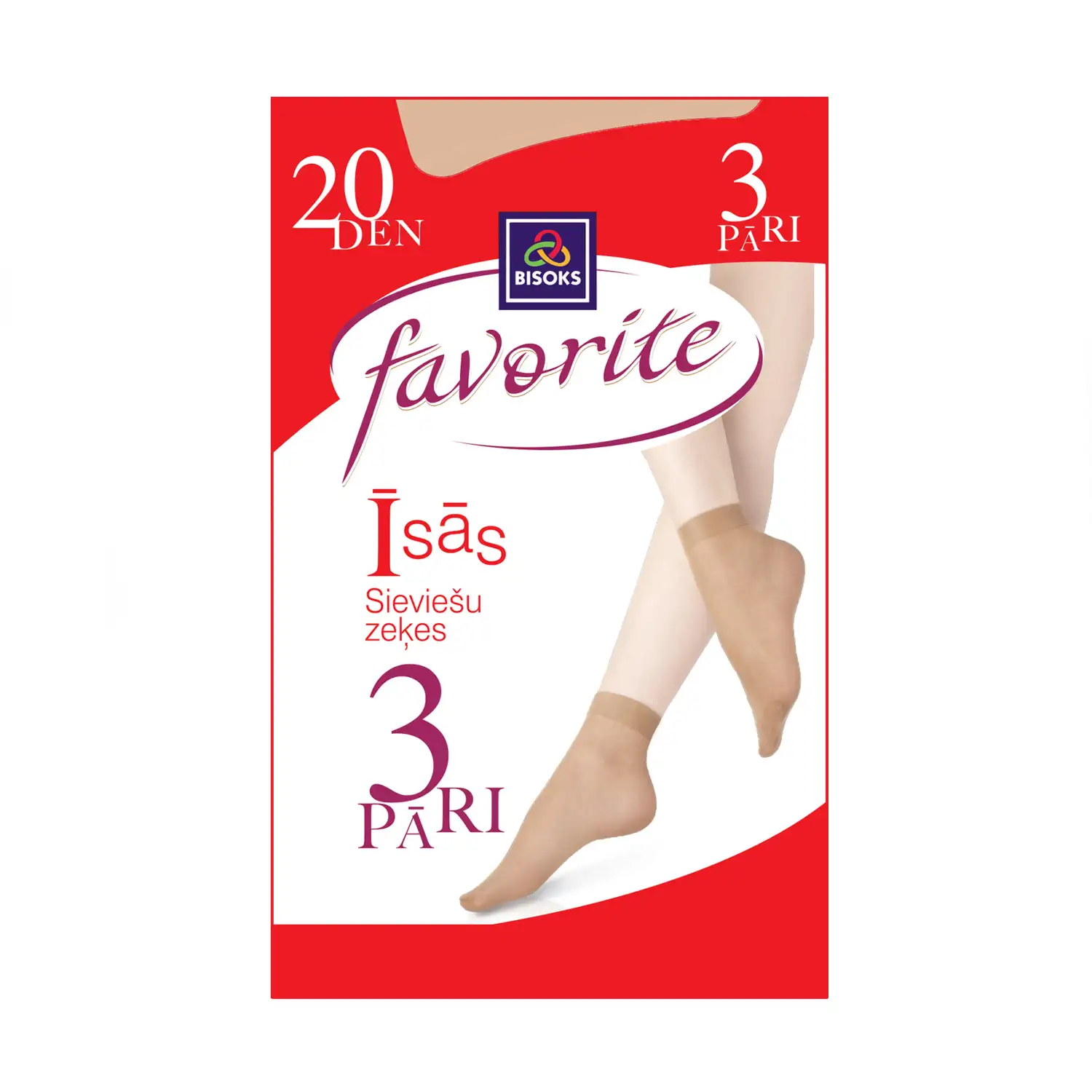 S zeķes Favor 20d 3 p 25211 l.beig 23-25