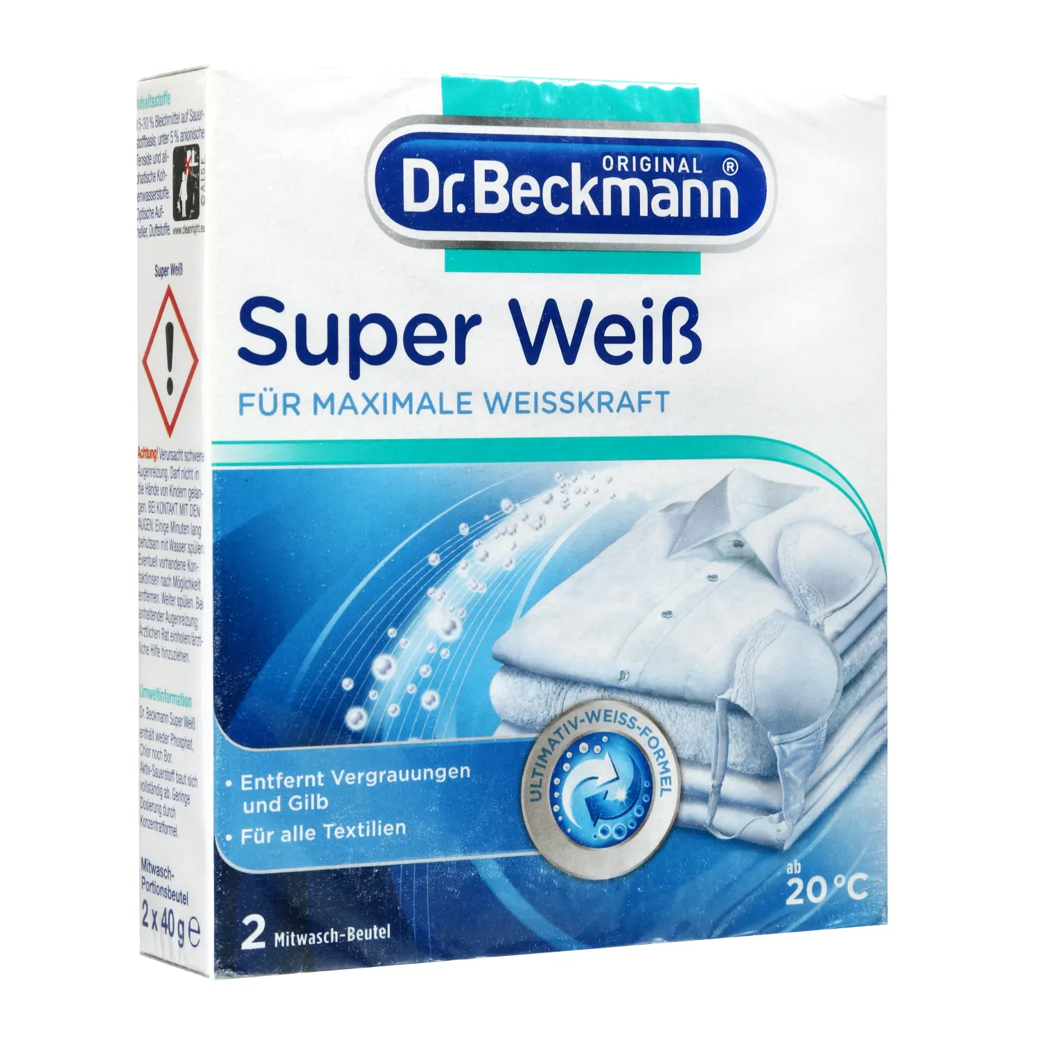 Auduma balinātājs Frosch Superwhite 80g
