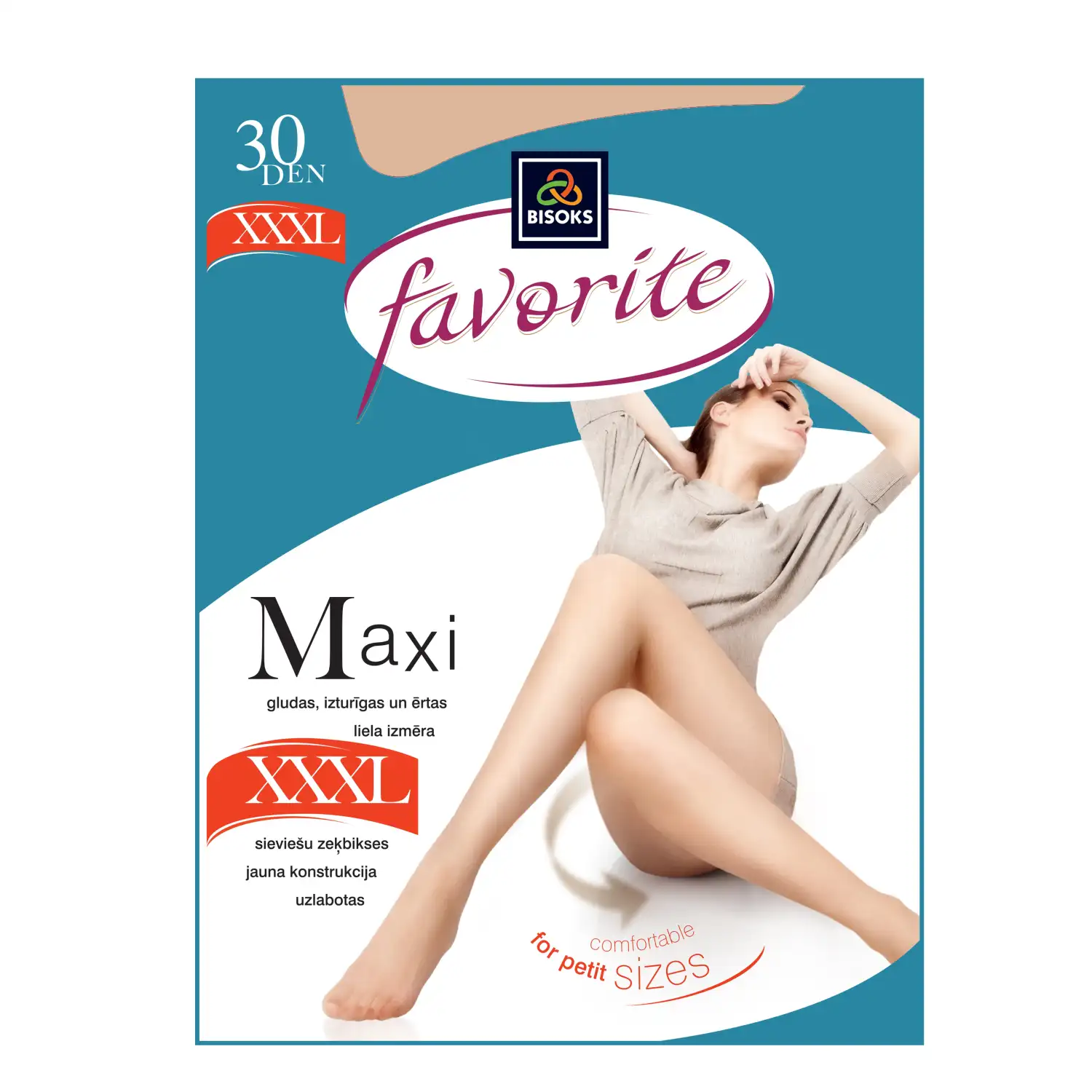 Siev zeķb Favorite 30d 41158 l.beig 9-10