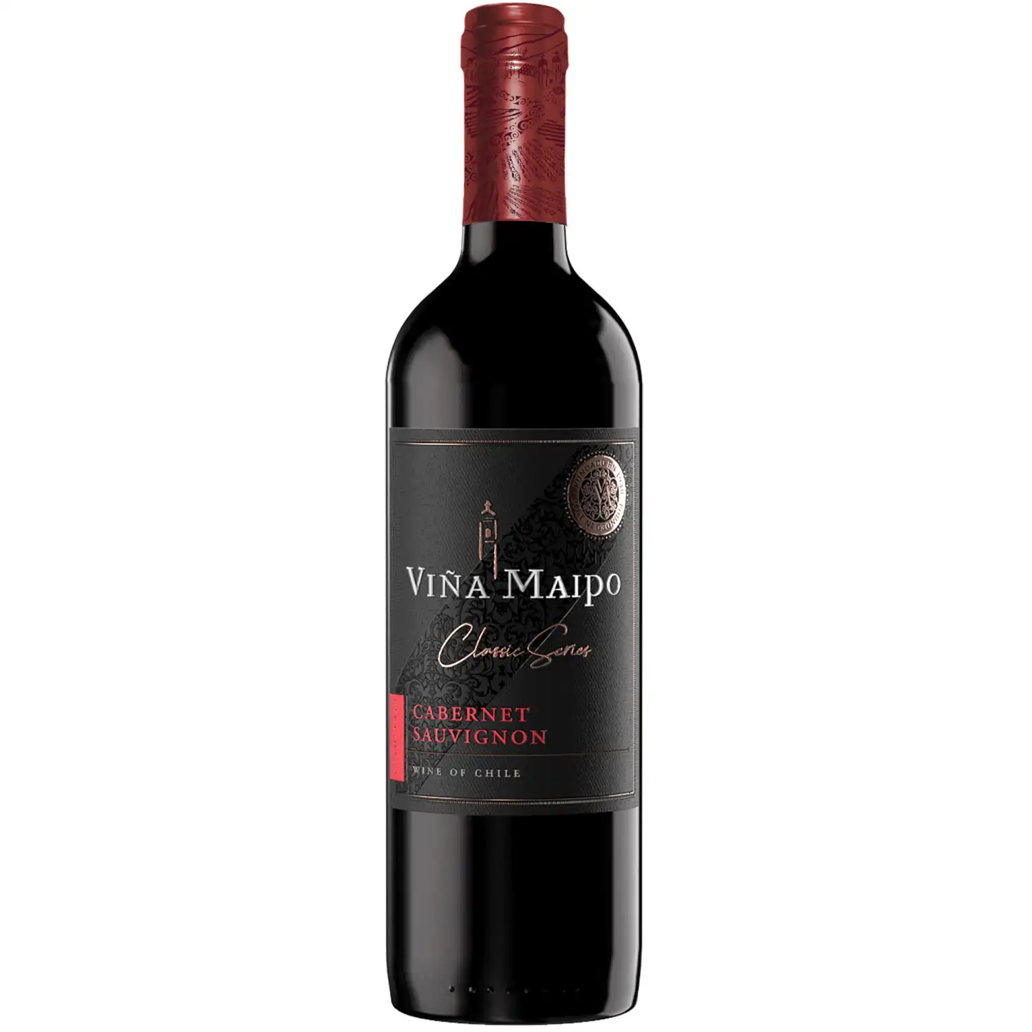Raud. s. vynas VINA MAIPO CL., 12 %, 0,75 l