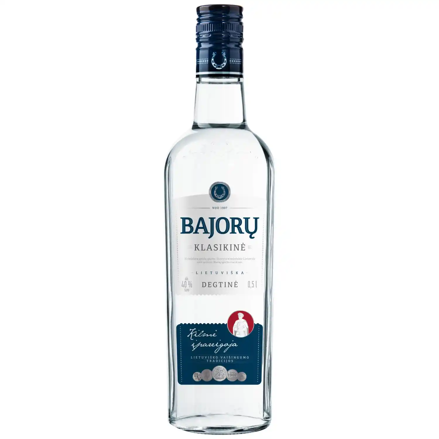 Klasikinė BAJORŲ degtinė, 40 %, 0,5 l