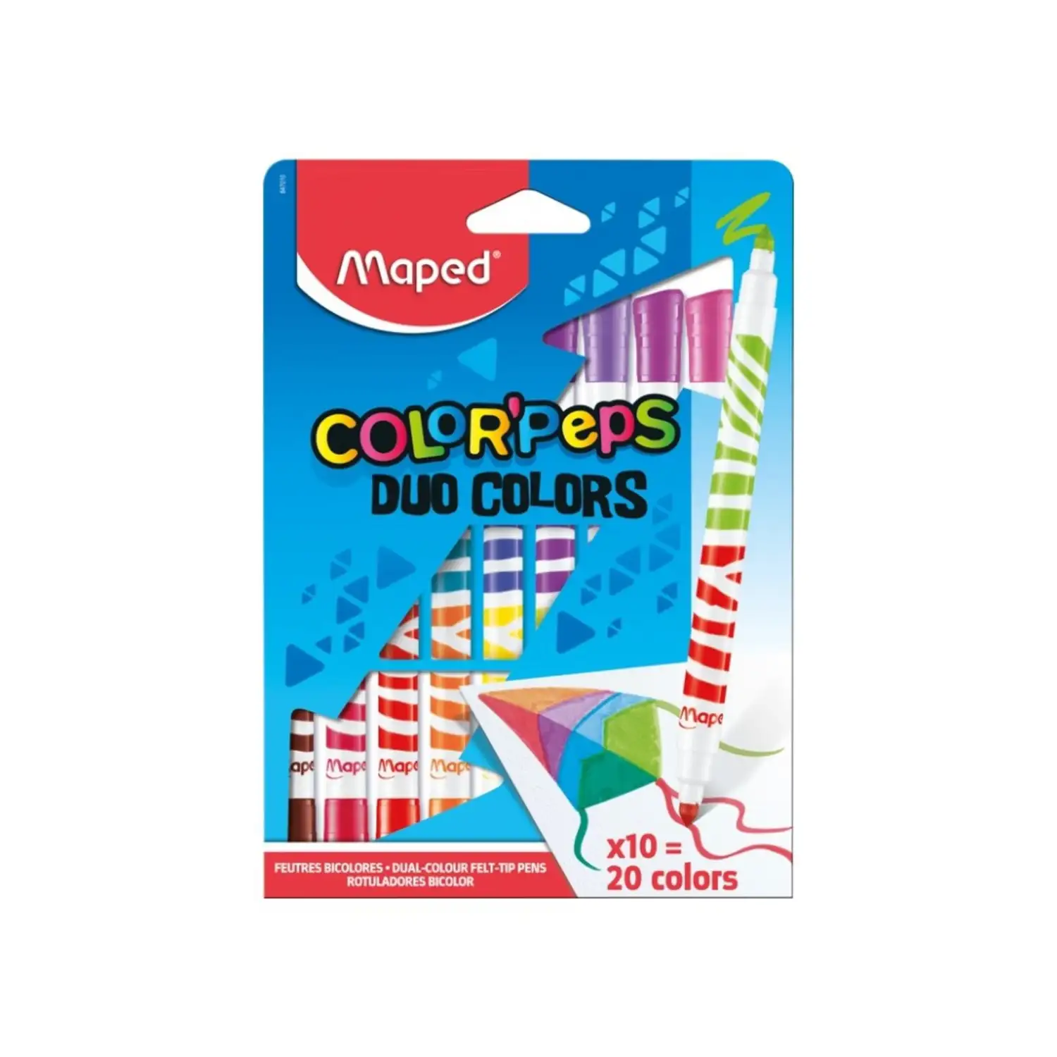 Flomasteri Maped ColorPeps 10=20gab BS26