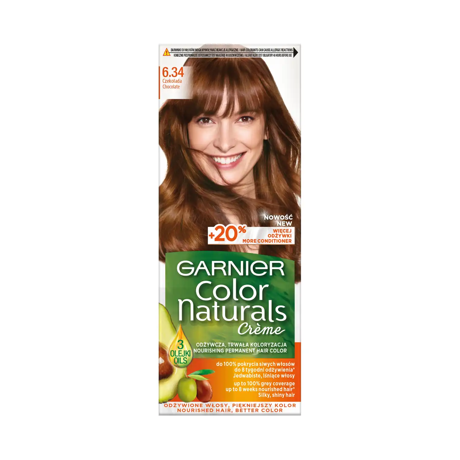 Matu krāsa Garnier color naturals nr.6.34