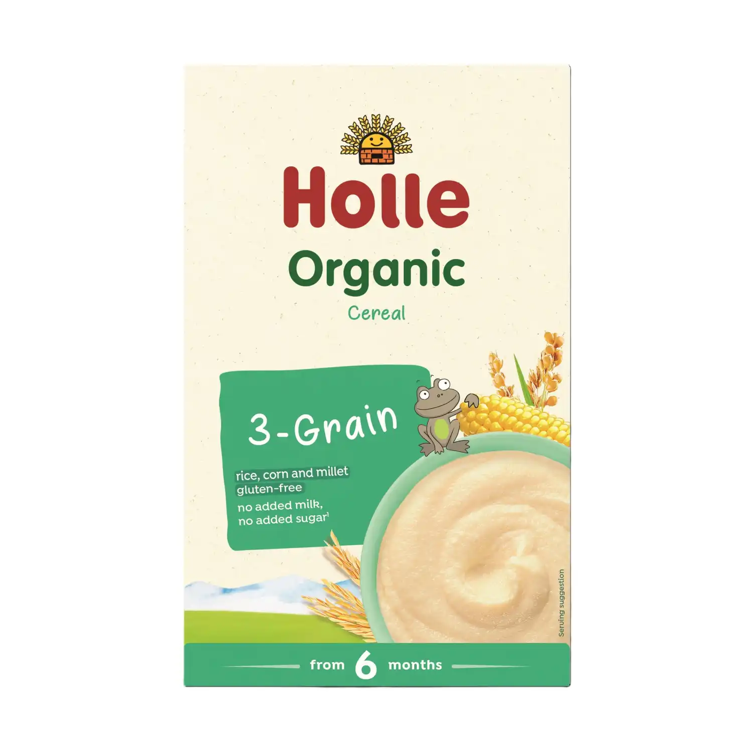 Ekol. trijų gr. košė HOLLE, nuo 6 mėn., 250 g