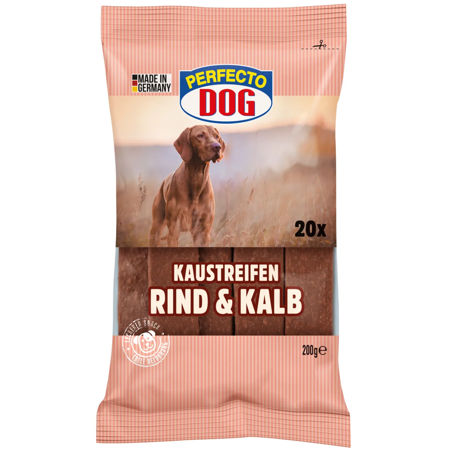 Närimisribad koertele Perfecto veise 200g