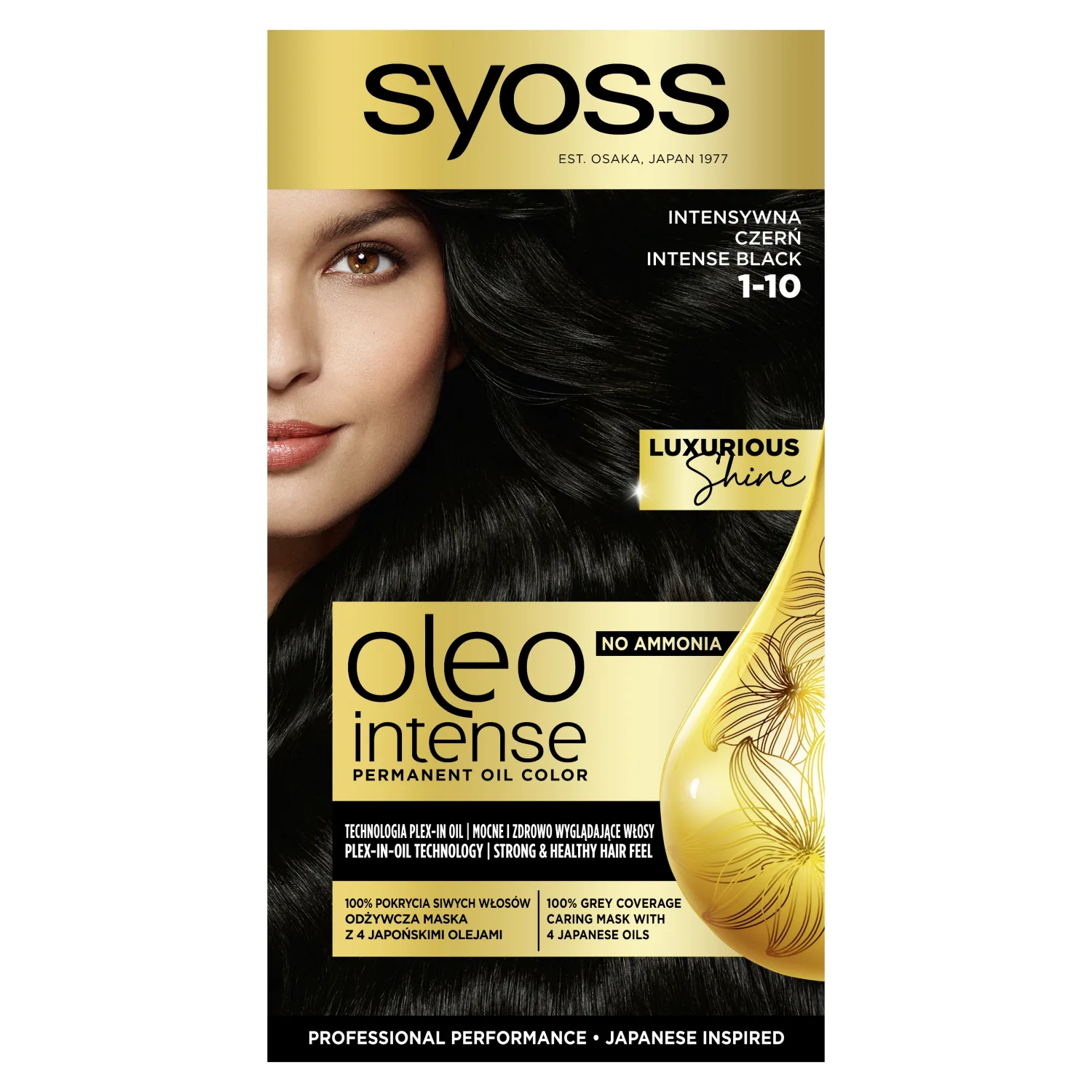 Matu krāsa Syoss oleo int. 1-10 inten. melns