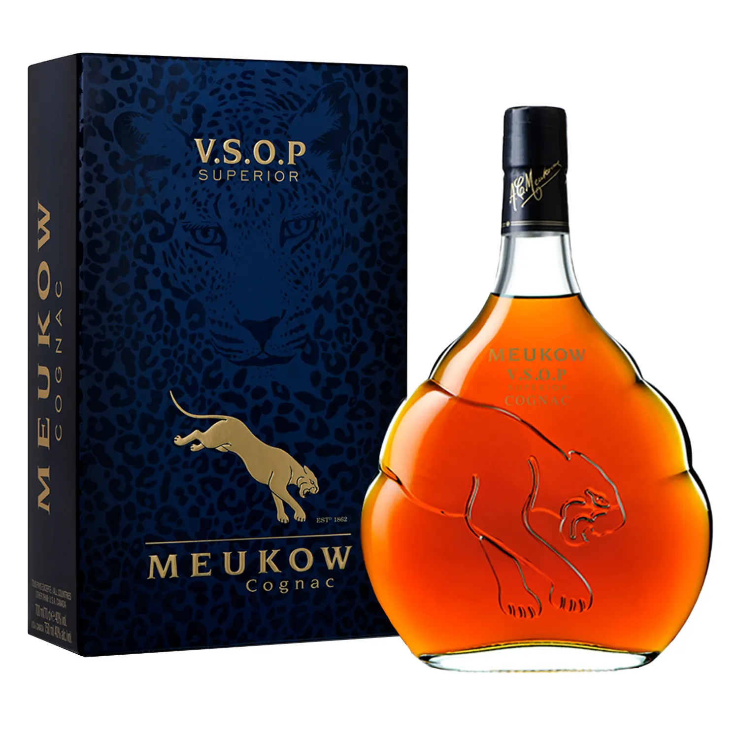 Konjaks Meukow VSOP Soft Box 40% 0,7l