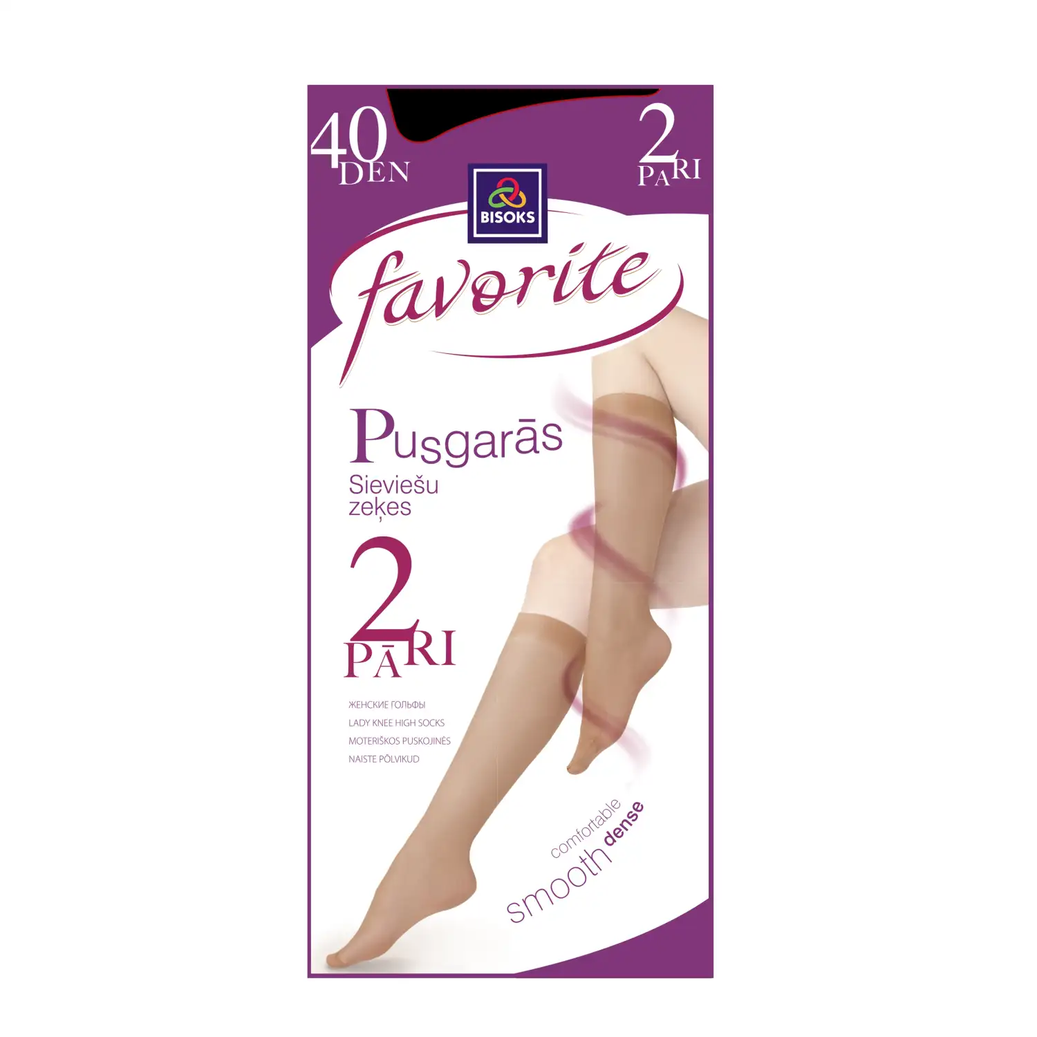S pusg.zeķes Favorite 40d 25271 black