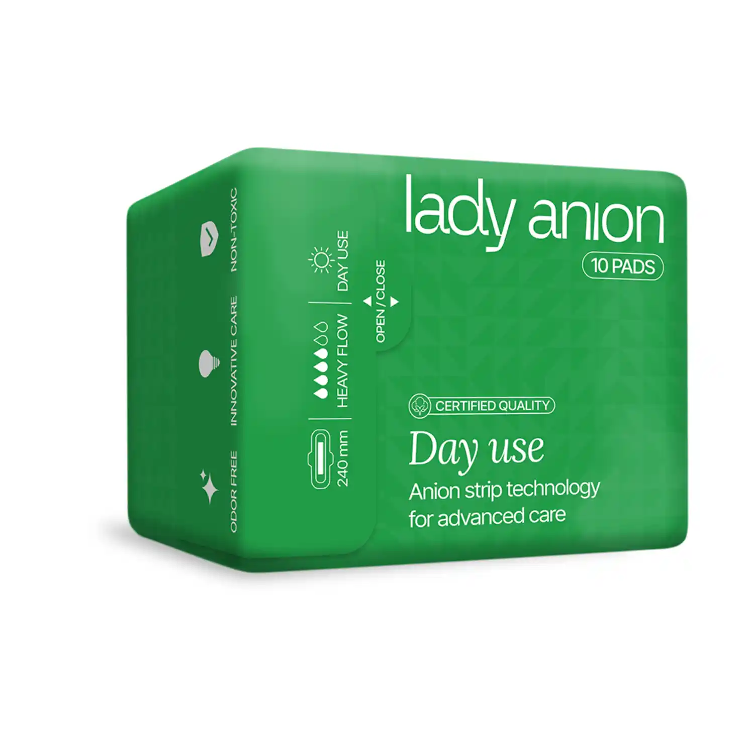 Hig. dieniniai paketai LADY ANION, 10vnt.