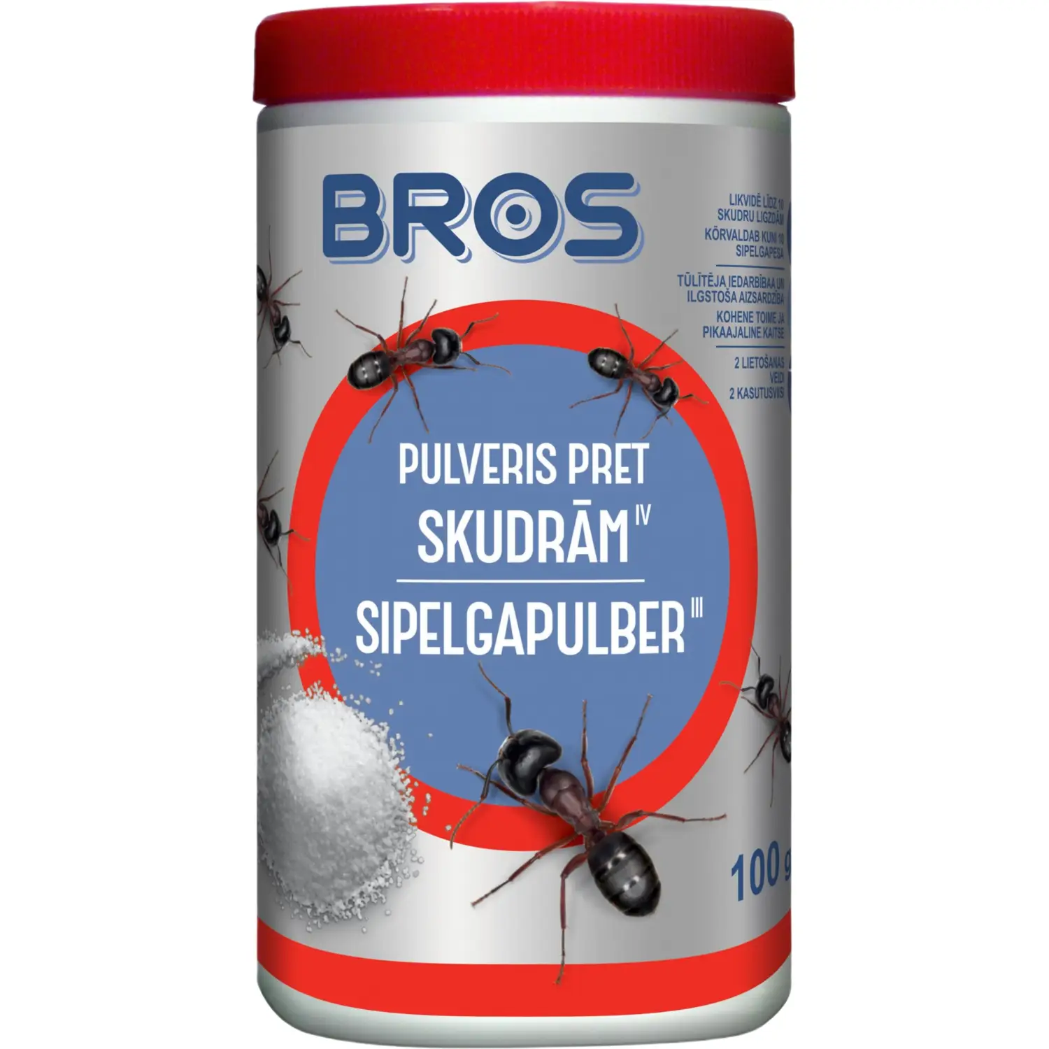 Bros pulveris pret skudrām 100gr