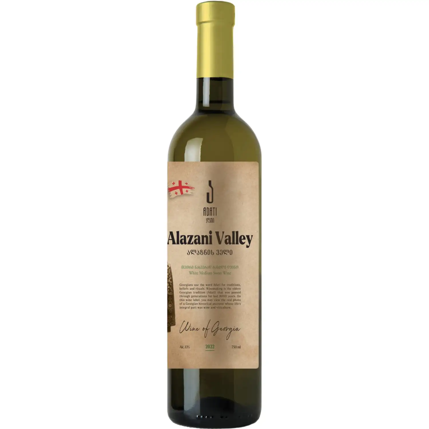 Vein Adati Alazani Medium Sweet White 0,75l
