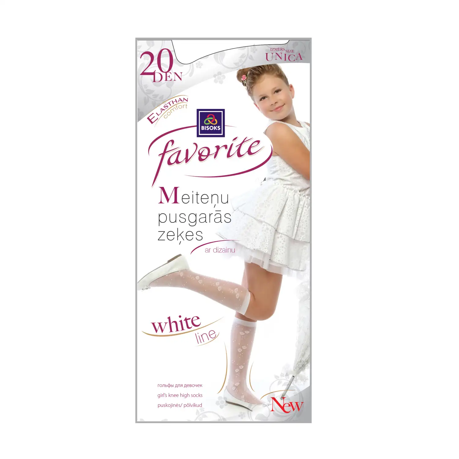 Tüdrukute sokid Favorite 20d 51120