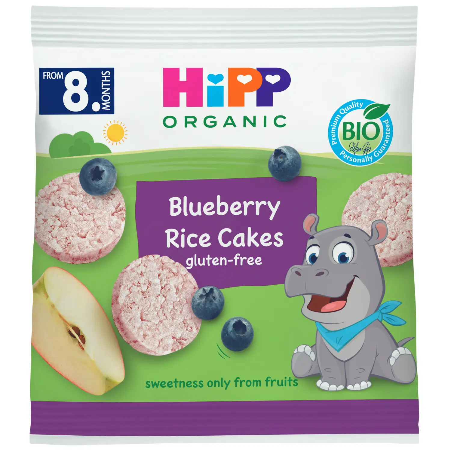 Rīsu krekeri ar melleņu gar Hipp BIO 30g