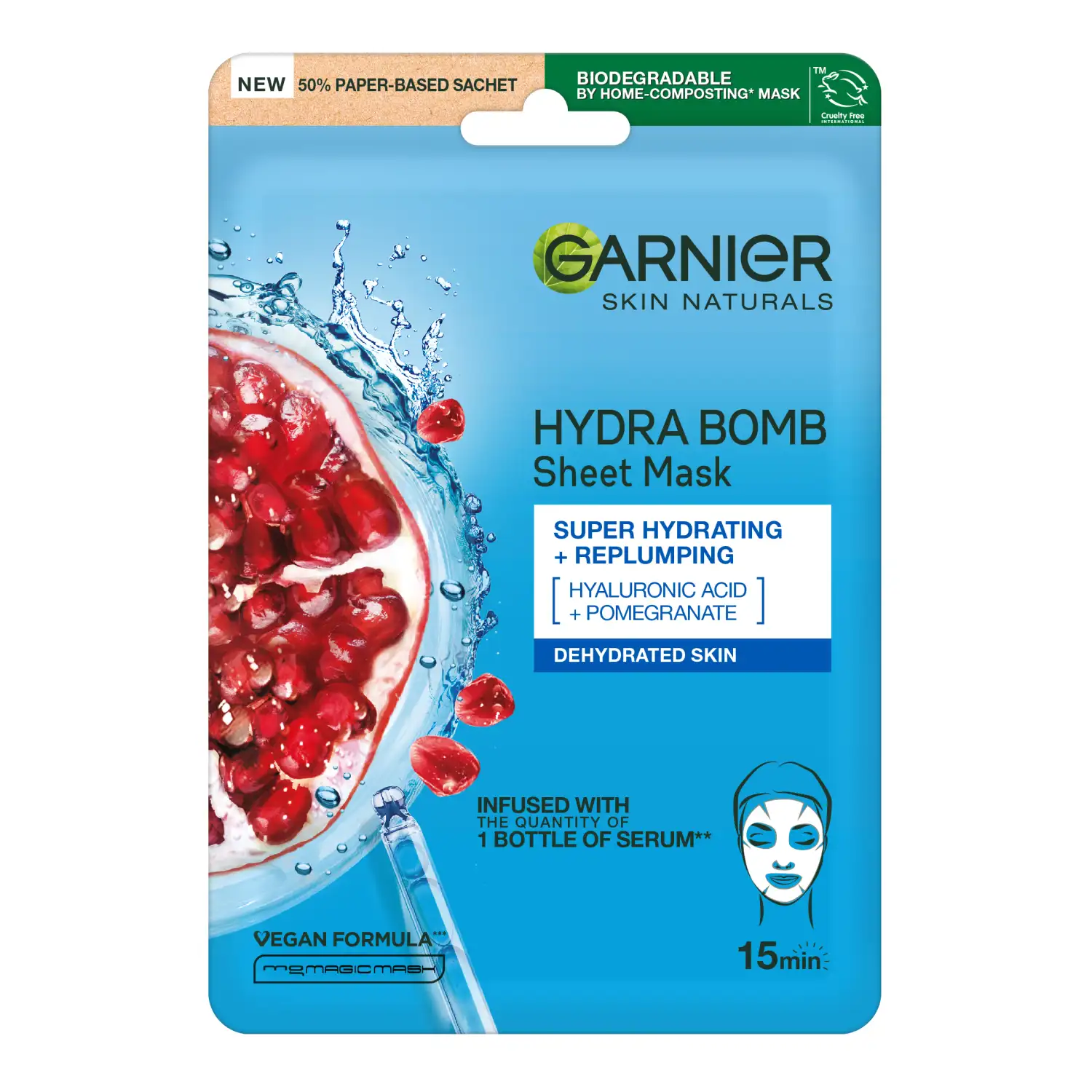 Sejas m.Garnier Hydra Bomb,granātābols