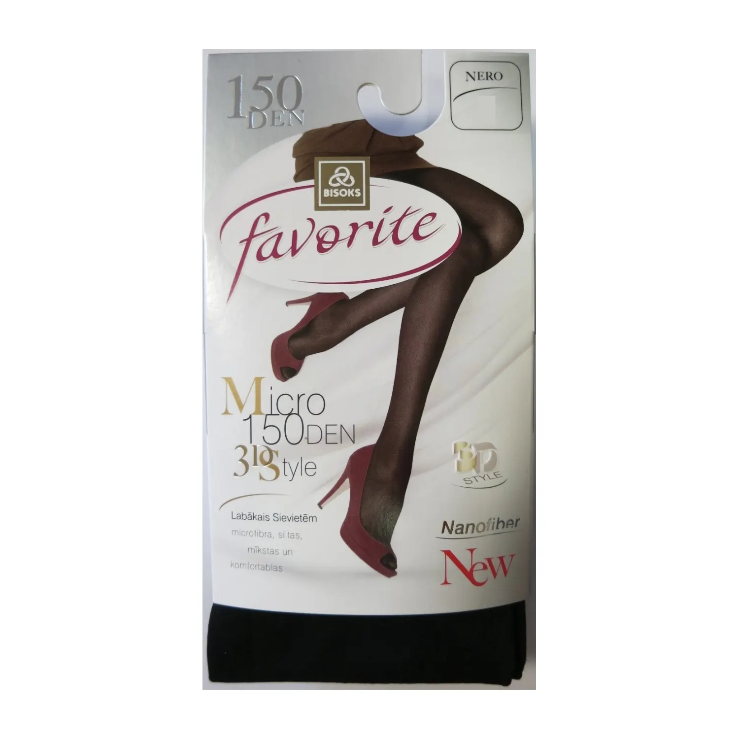 Sieviešu zeķb. Favorite 150 42148 nero 2