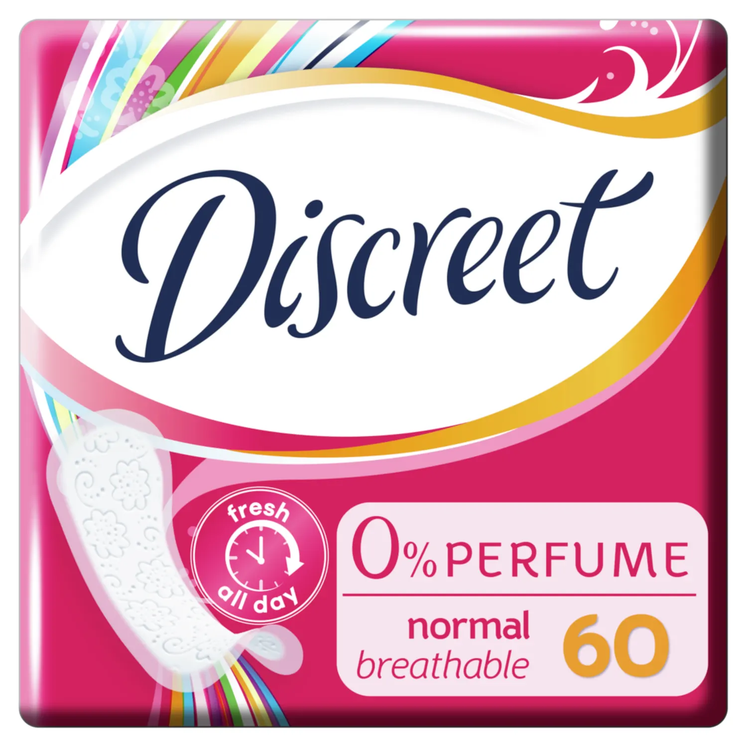 Higieniniai įklotai DISCREET NORMAL, 60 vnt.